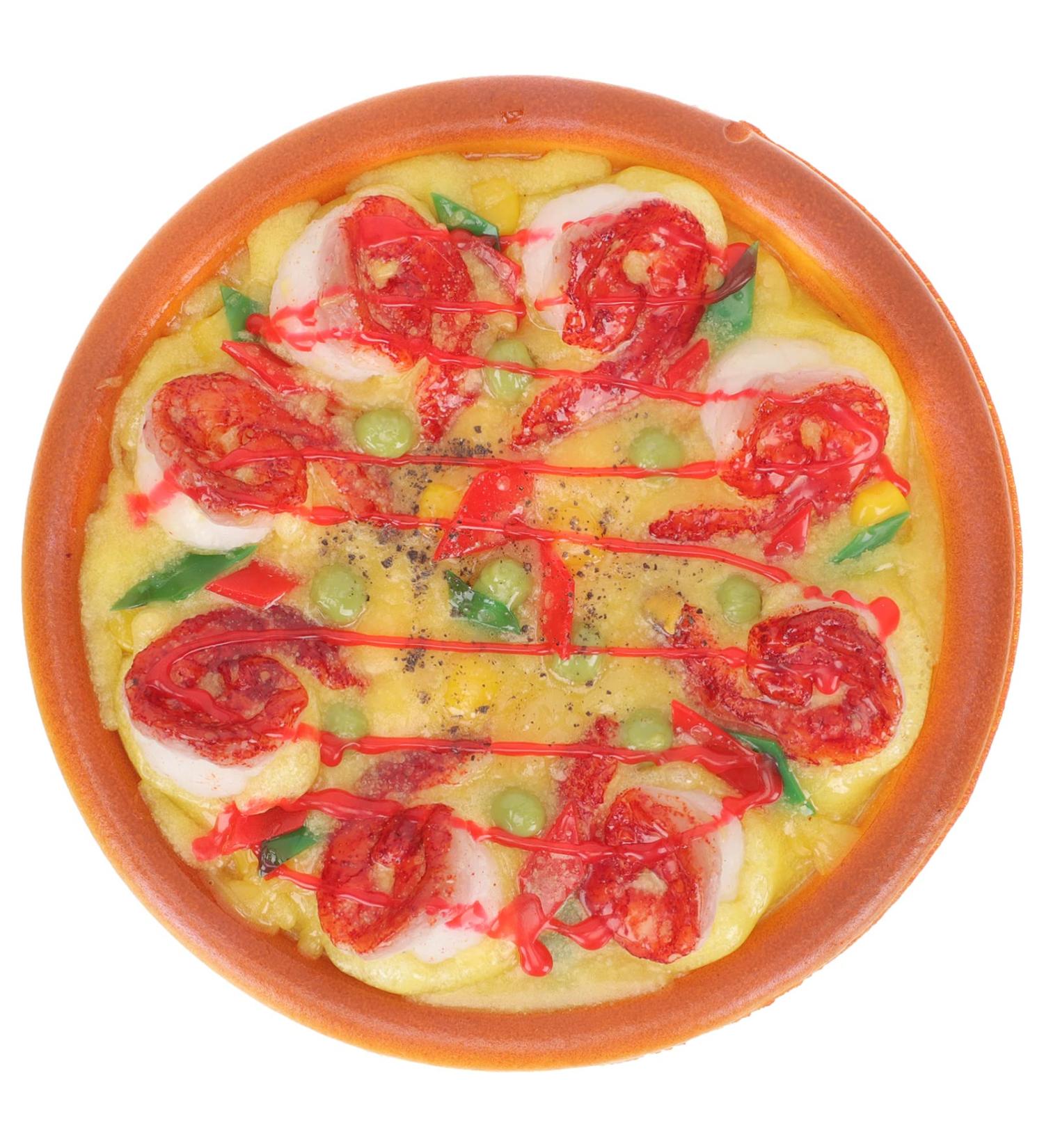 Realistic Crab Pizza Model - Callaron Spielpizza Perfect for Game Exhibitions & Kitchen Decor - Buy Online on GoSupps.com