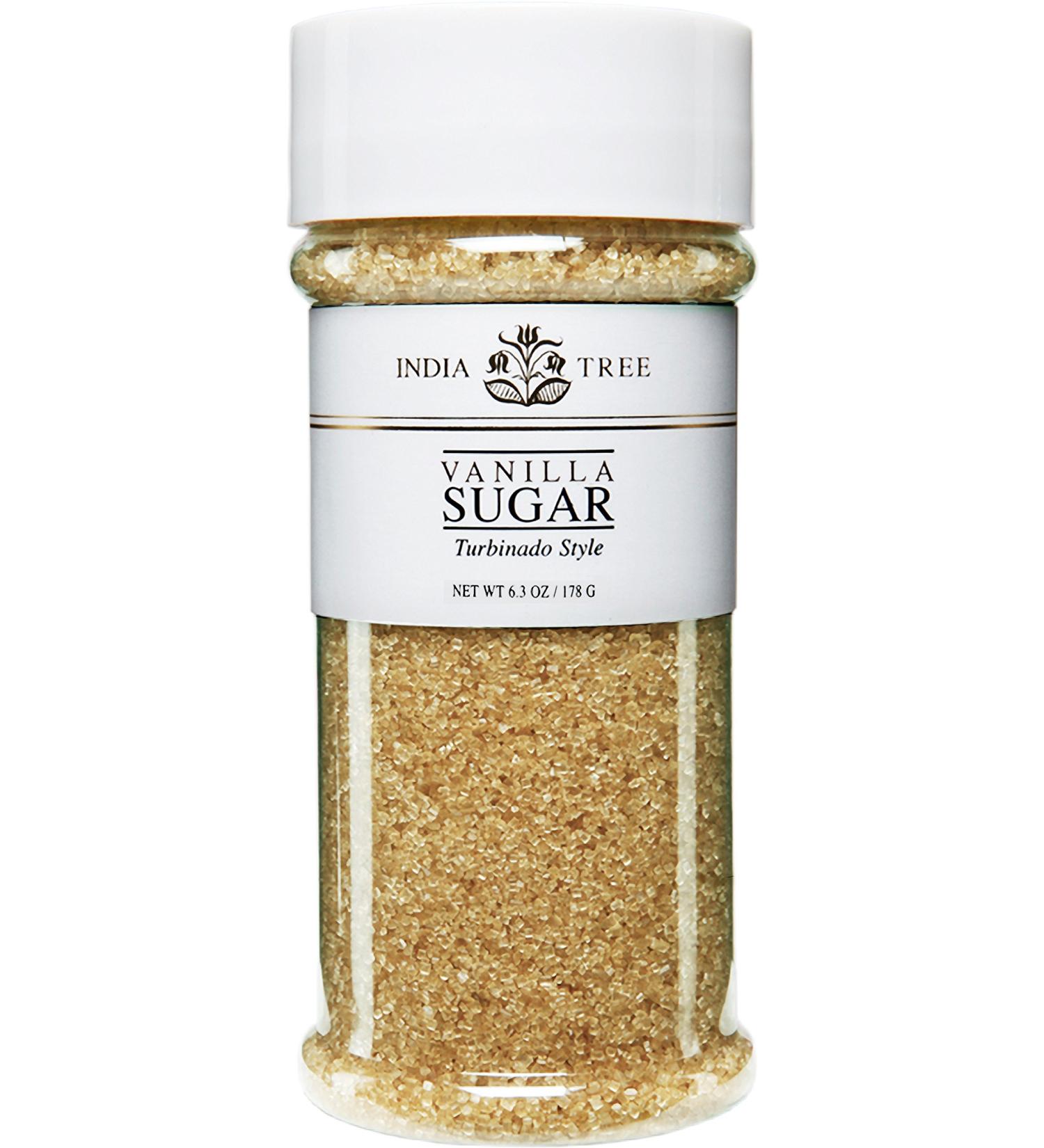 India Tree Sugar Vanilla - 6.3 Ounce | Pure Flavoring for Baking & Cooking - Buy Online on GoSupps.com