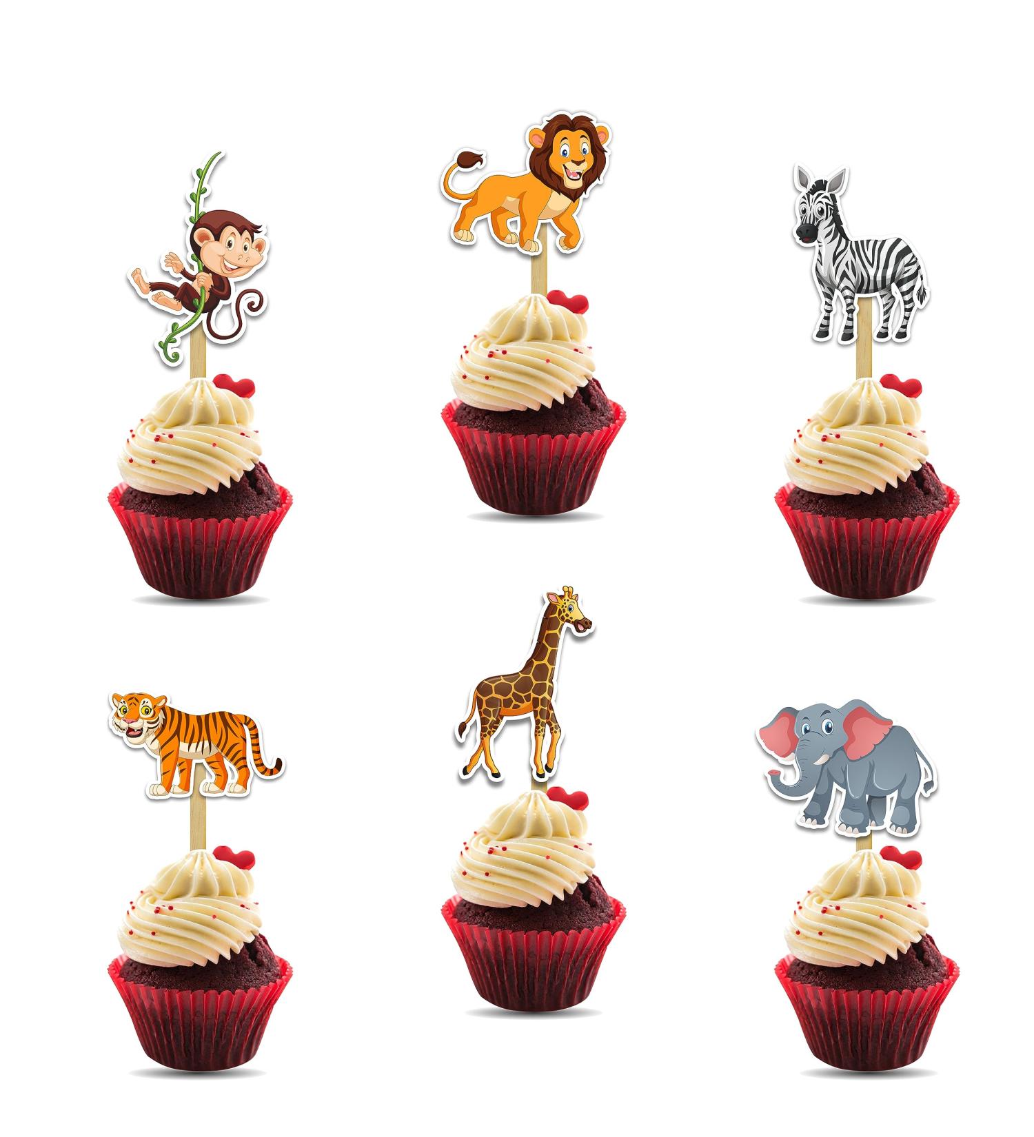 Seyal Jung Safari Cupcake Topper - Buy Online on GoSupps.com
