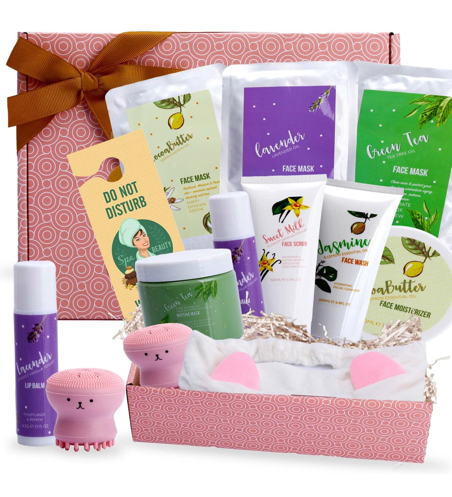 Nurture Me Organics Facial Masks Spa Gift Box - Complete Sheet Mask Care for Home Pampering - Buy Online on GoSupps.com