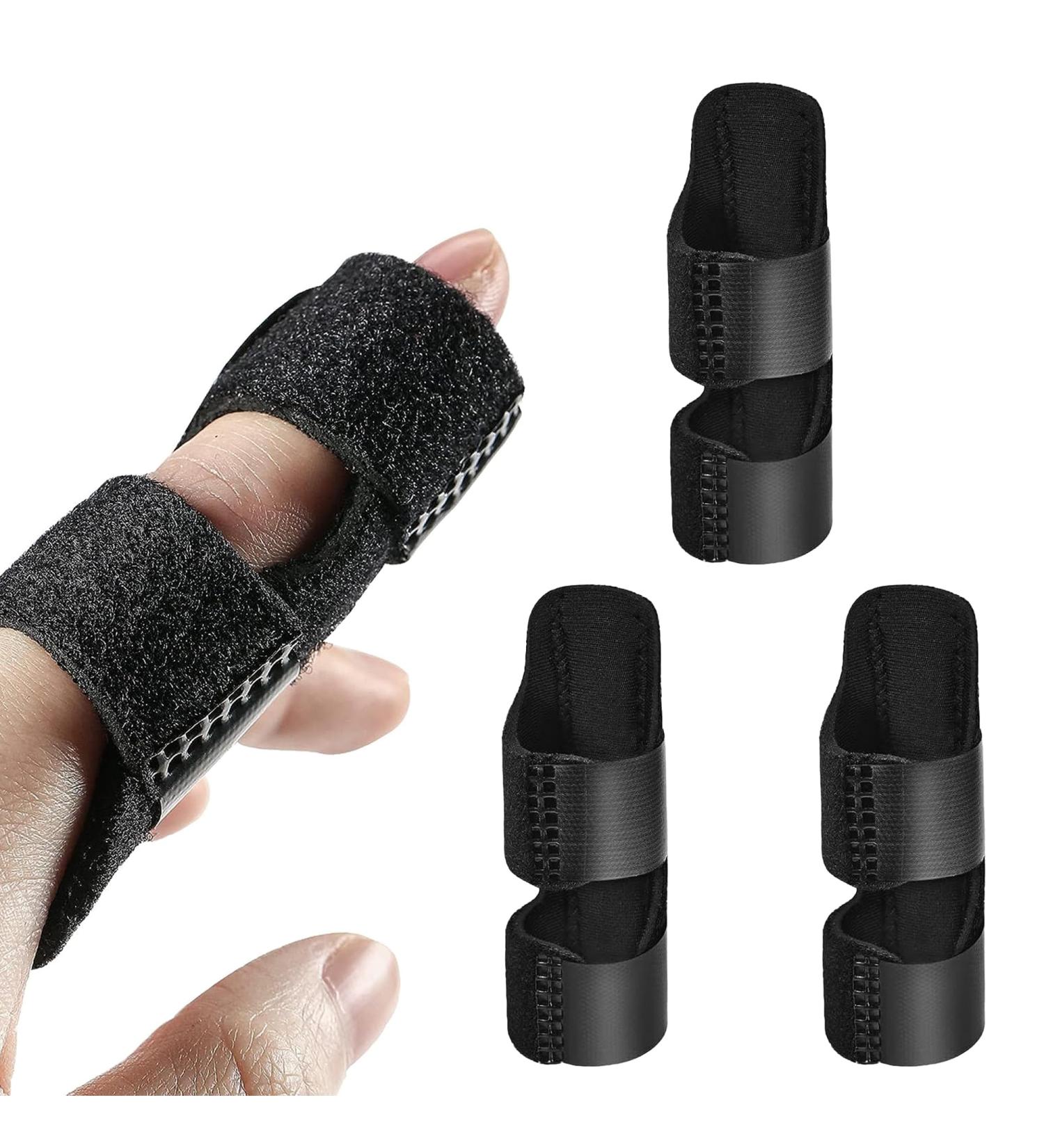 Euioocctory Finger Rail Set - 3 Adjustable Bandages for Sprains Arthritis & Tendon Inflammation | Unisex | Durable Aluminum Design - Buy Online on GoSupps.com