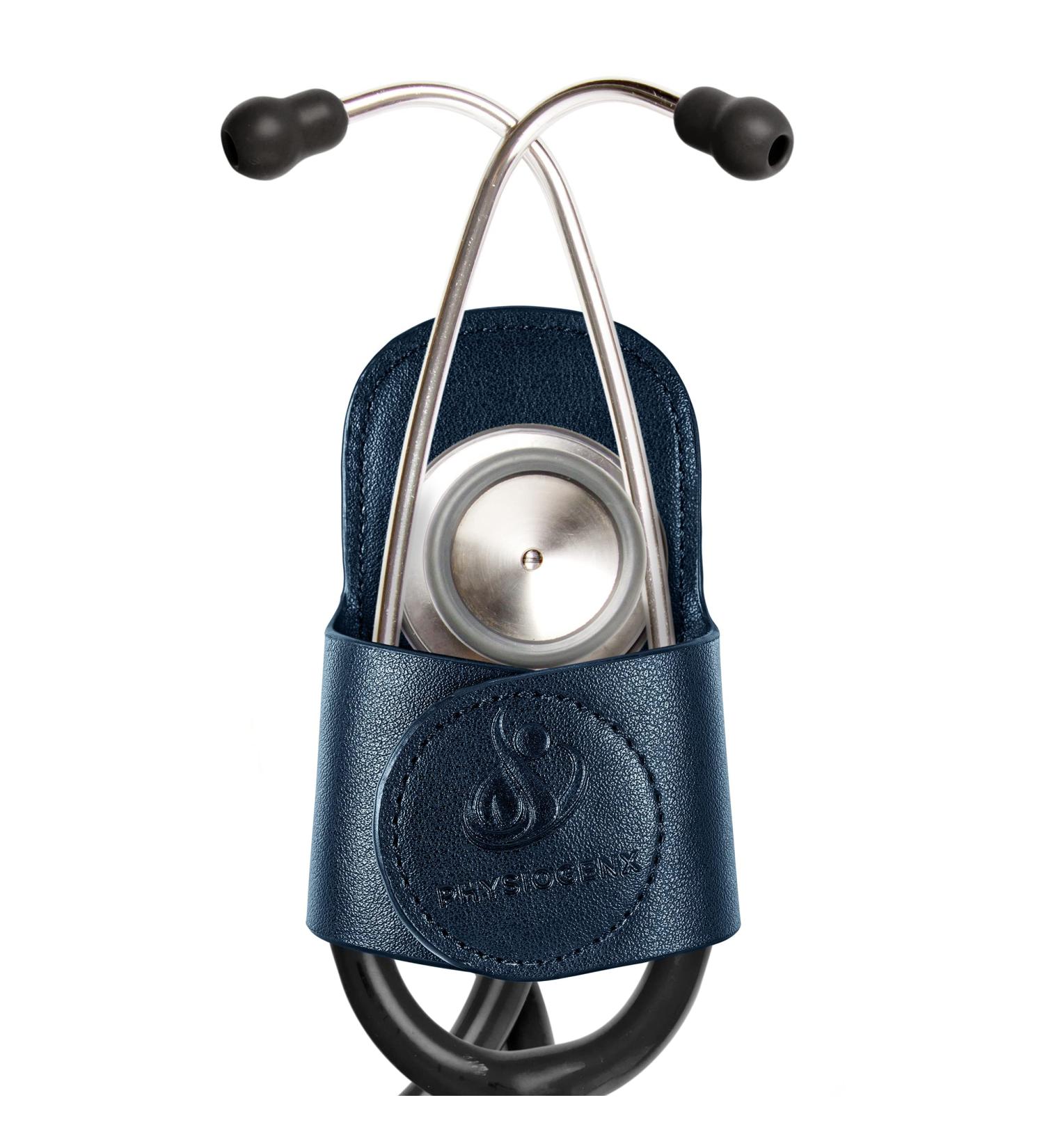 Stethoscope Holder Hip Clip with Magnetic Closure - Secure & Hygienic Design for All Brands - Includes Replacement Ear Tips (Blue) - Buy Online on GoSupps.com