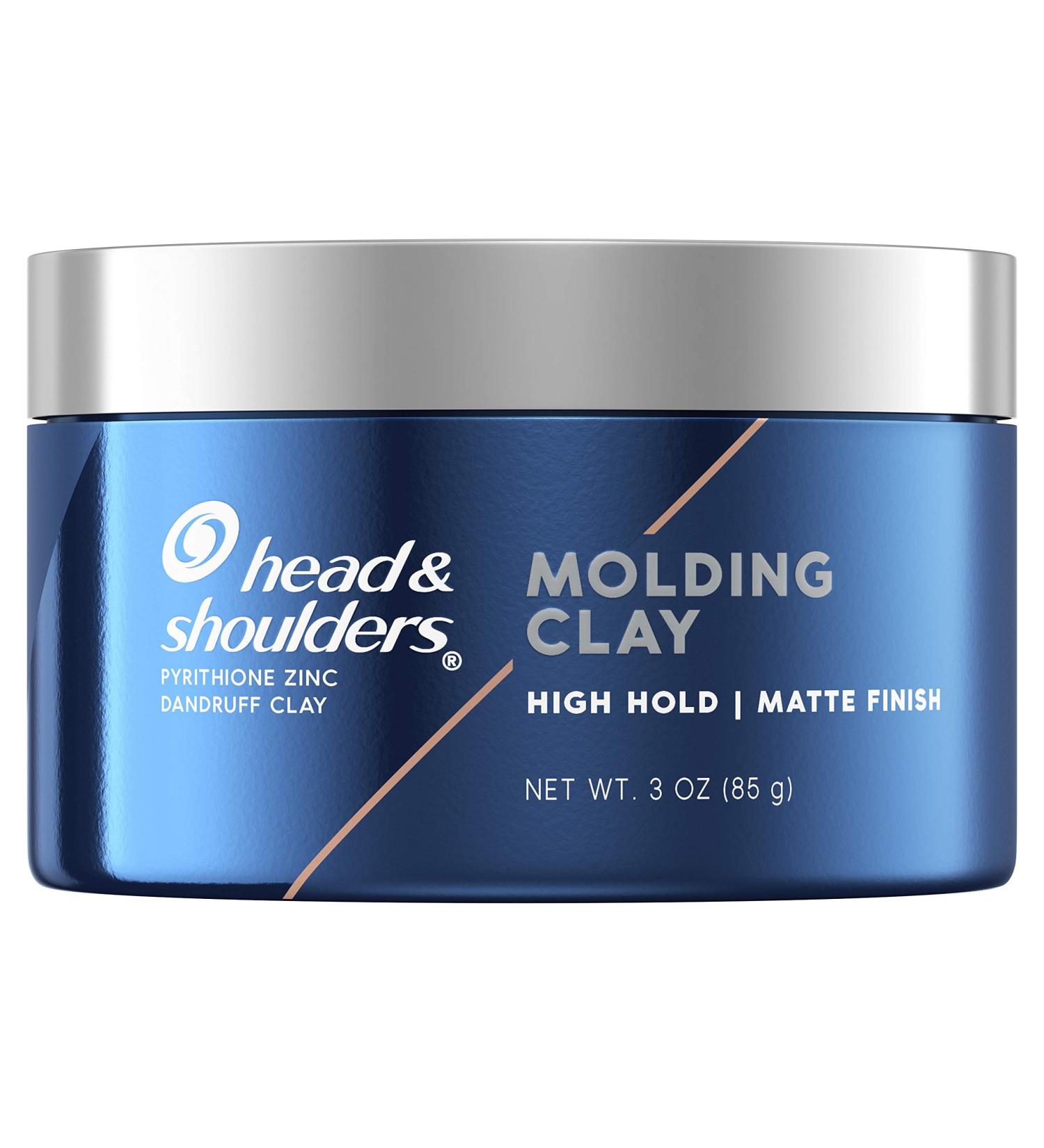 Head & Shoulders Men's Anti-Dandruff Hair Clay - Strong Hold, Matte Finish 3 Oz - Buy Online on GoSupps.com