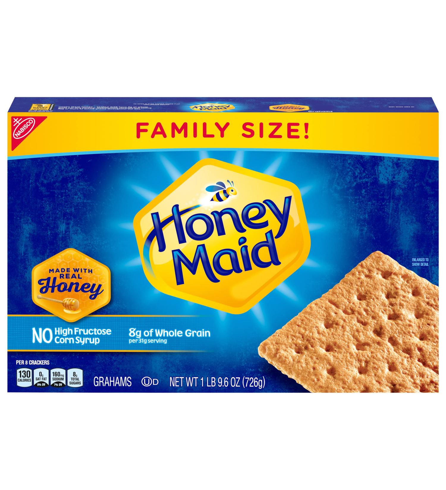 Honey Maid Honey Graham Crackers - Family Size 25.6 oz Box - Buy Online on GoSupps.com
