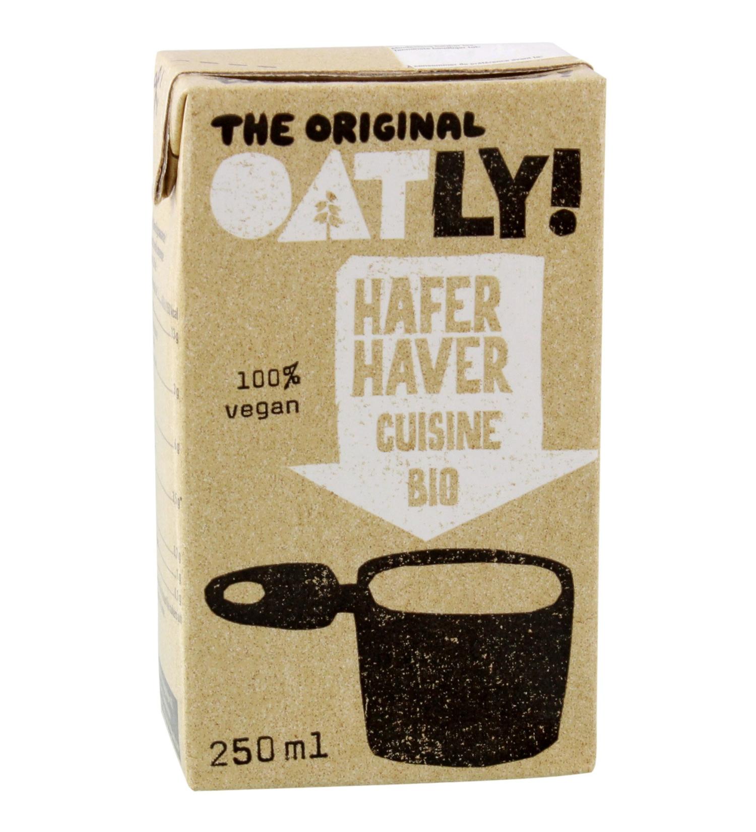 Oatly Organic Oat Liquid Cream 250 ml - Buy Online on GoSupps.com