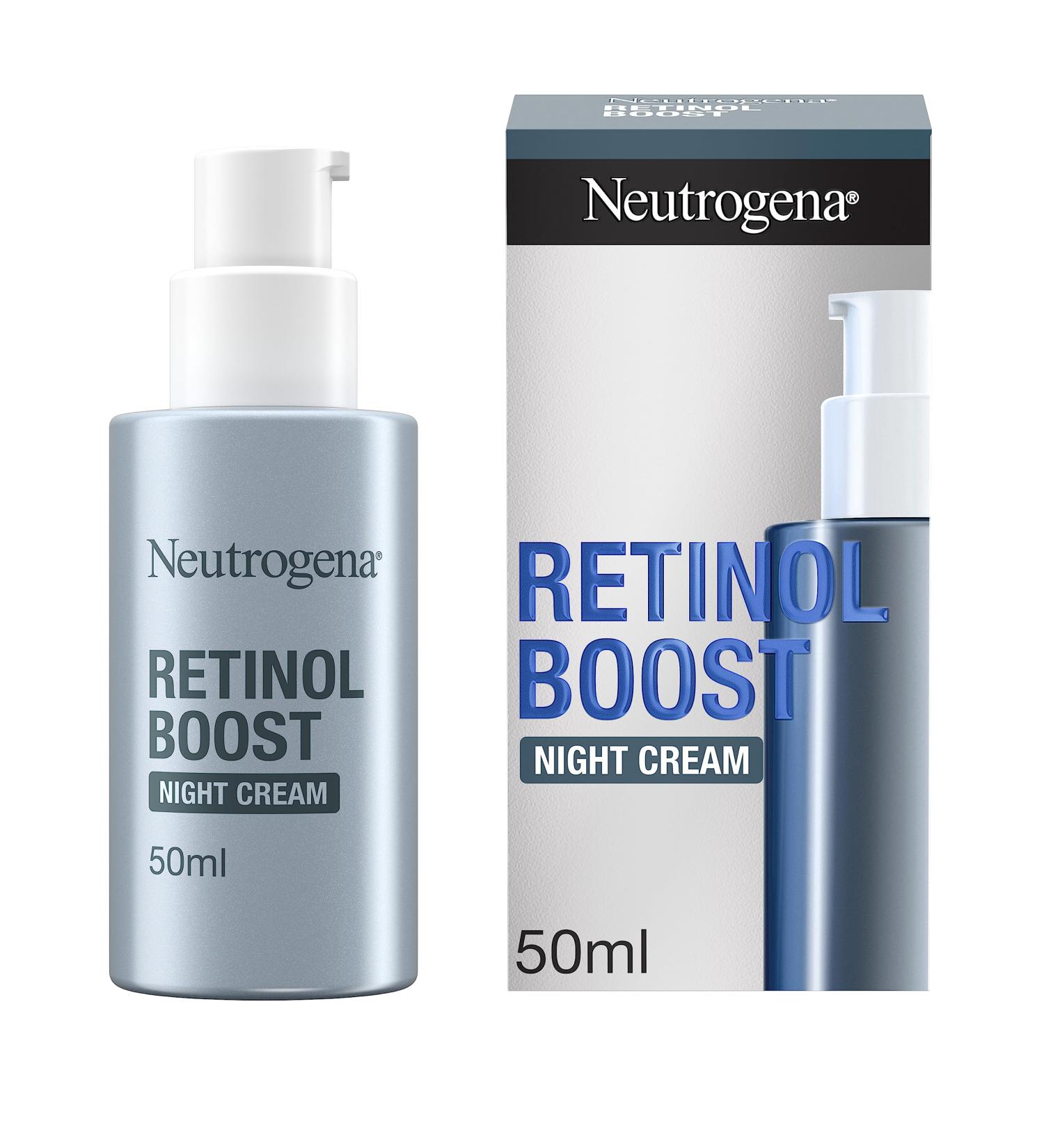 Neutrogena Retinol Boost Night Cream for Radiant Skin | Anti-Aging Formula - Buy Online on GoSupps.com