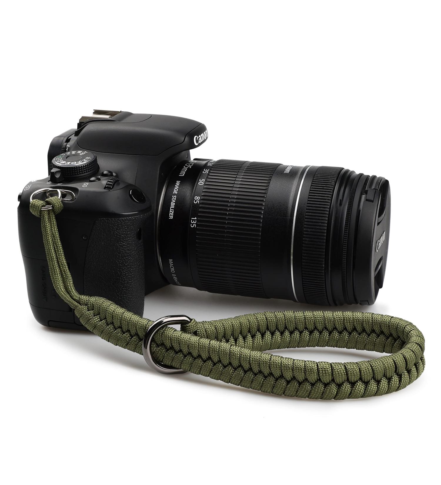 SUNYA Camera Wrist Strap | Paracord Hand Sling with Quick Release | Portable Green Attachment - Buy Online on GoSupps.com