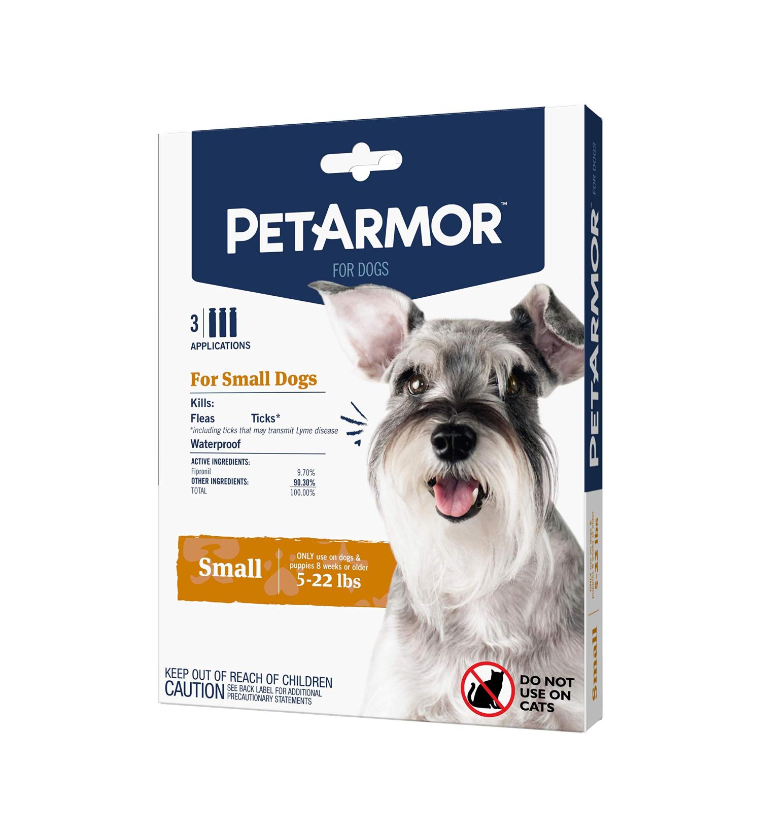 PetArmor Flea and Tick Treatment for Small Dogs (5-22 lbs) - 3 Month Supply - Buy Online on GoSupps.com
