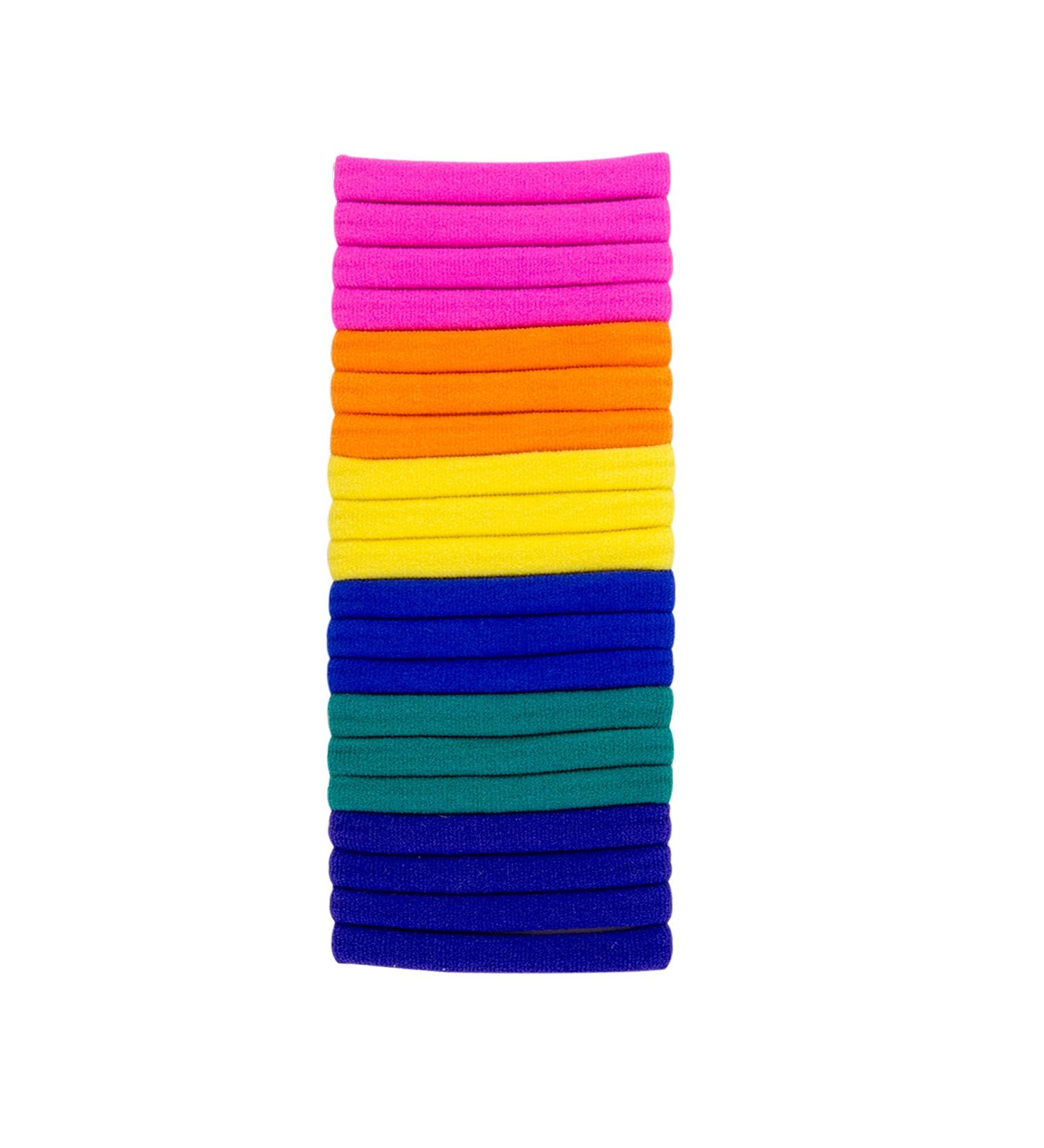 Goody Girls Athletique Sweat Stretch Hair Elastics Assorted Colors 20 count