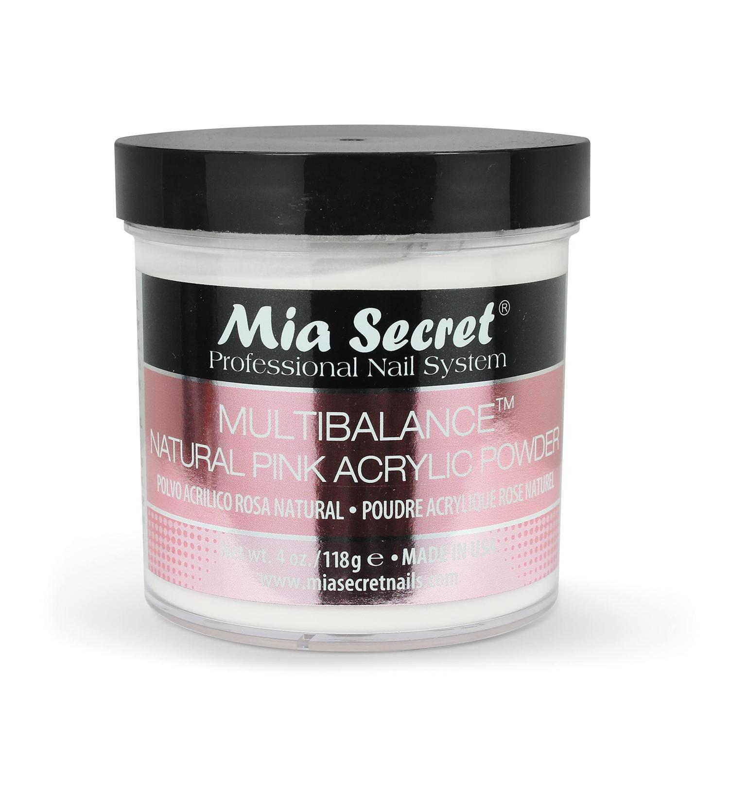Mia Secret Acrylic Powder Natural Pink - 4 Oz | Multi Balance Formula - Buy Online on GoSupps.com