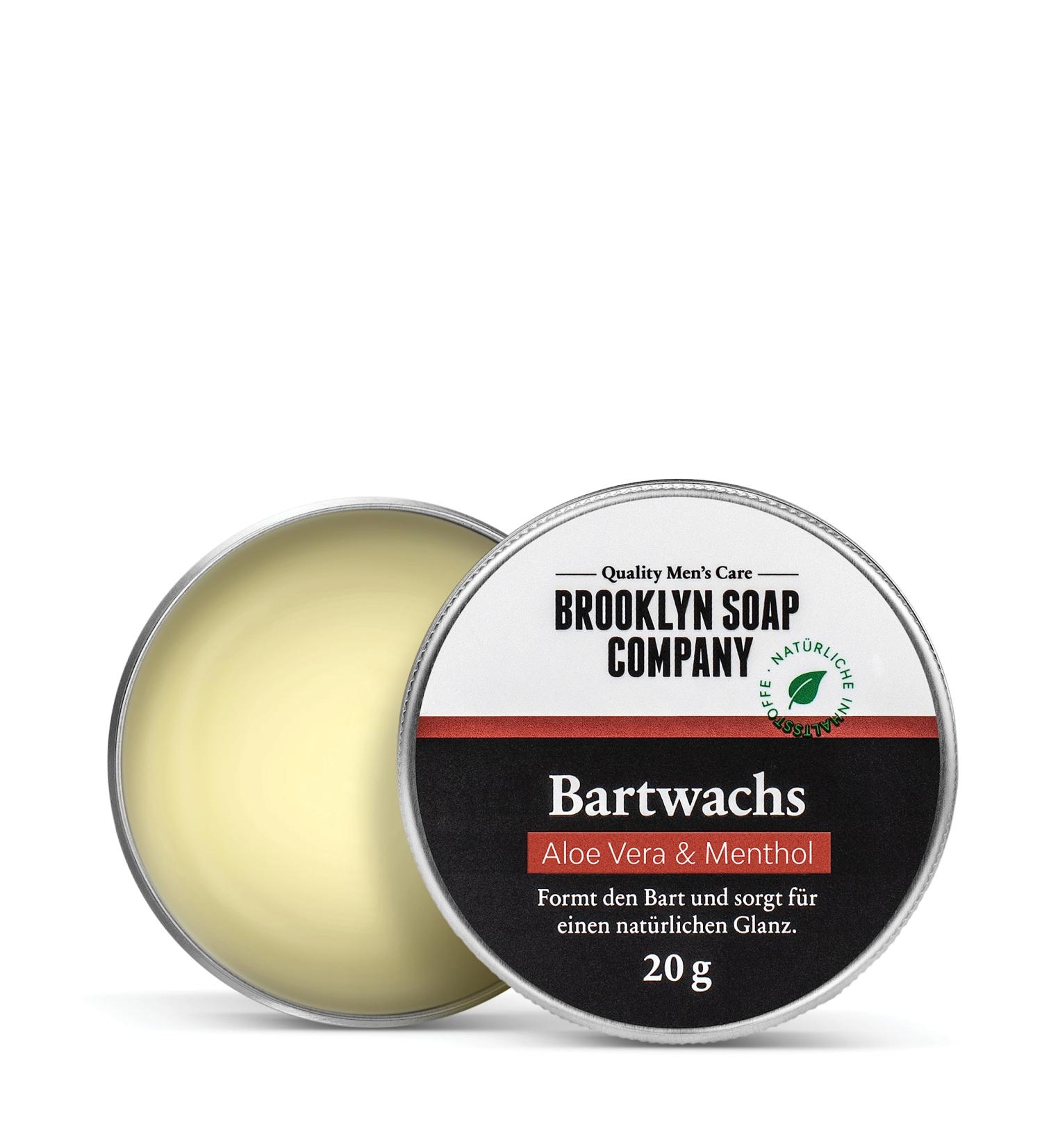 Brooklyn Soap Company Bartwachs 20g - Beard Balm for All Beard Lengths | Strong Hold & Light Shine - Buy Online on GoSupps.com