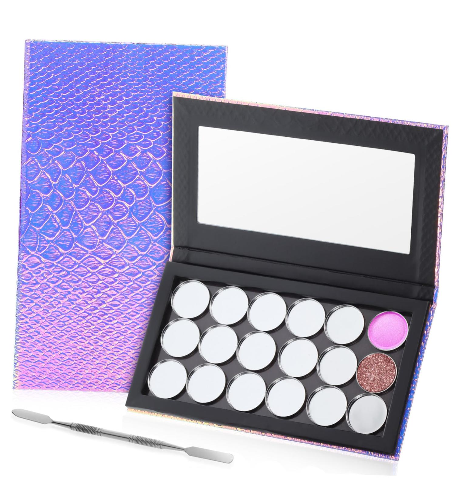 VICASKY Palette de Maquillage Vide pour Fards Paupi res avec Godets et Raclette Base Magn tique Organisateur Cosm tique pour Femmes - Buy Online on GoSupps.com
