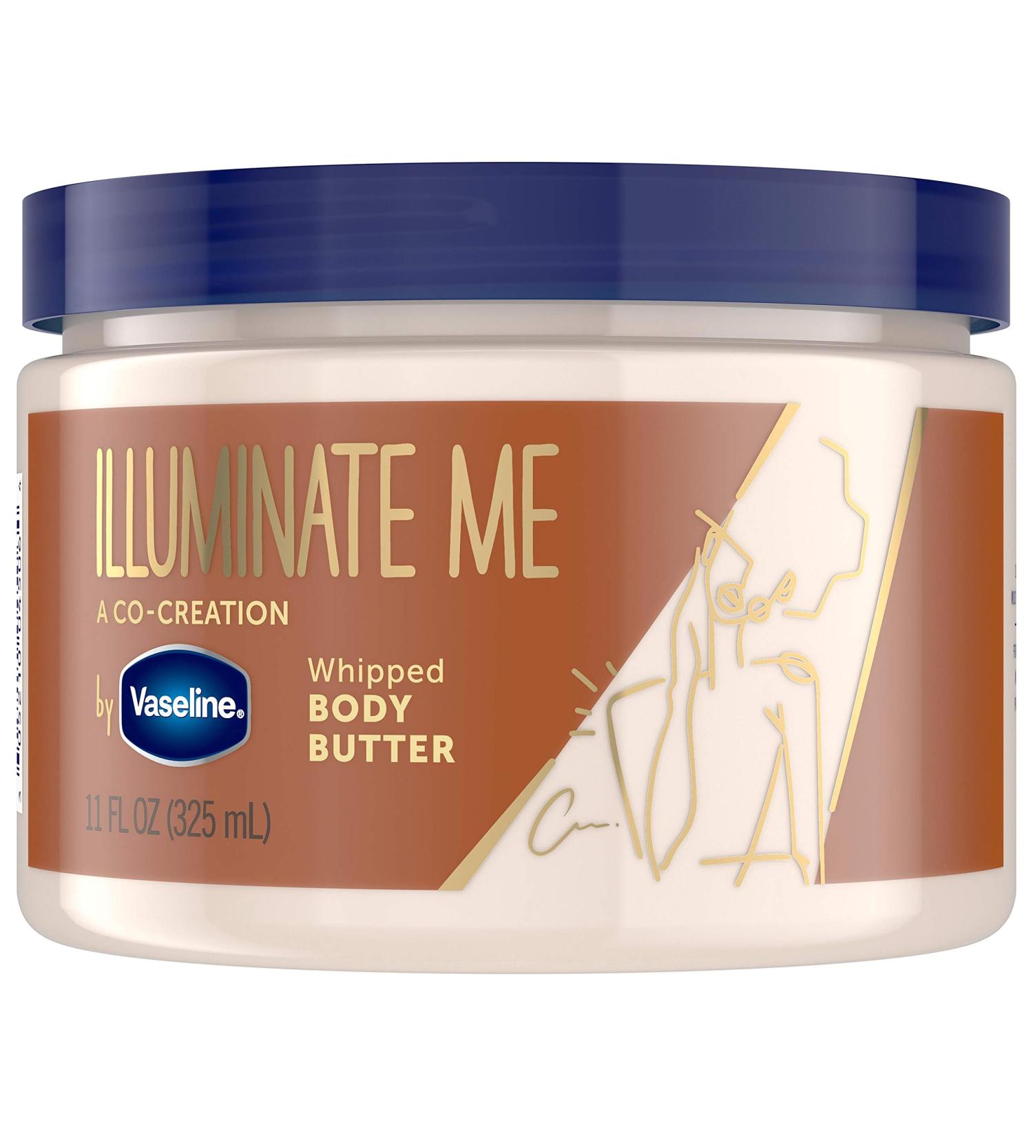 Vaseline Illuminate Me Body Butter for Melanin Rich Skin - 24 Hour Moisturization - 11 oz - Buy Online on GoSupps.com