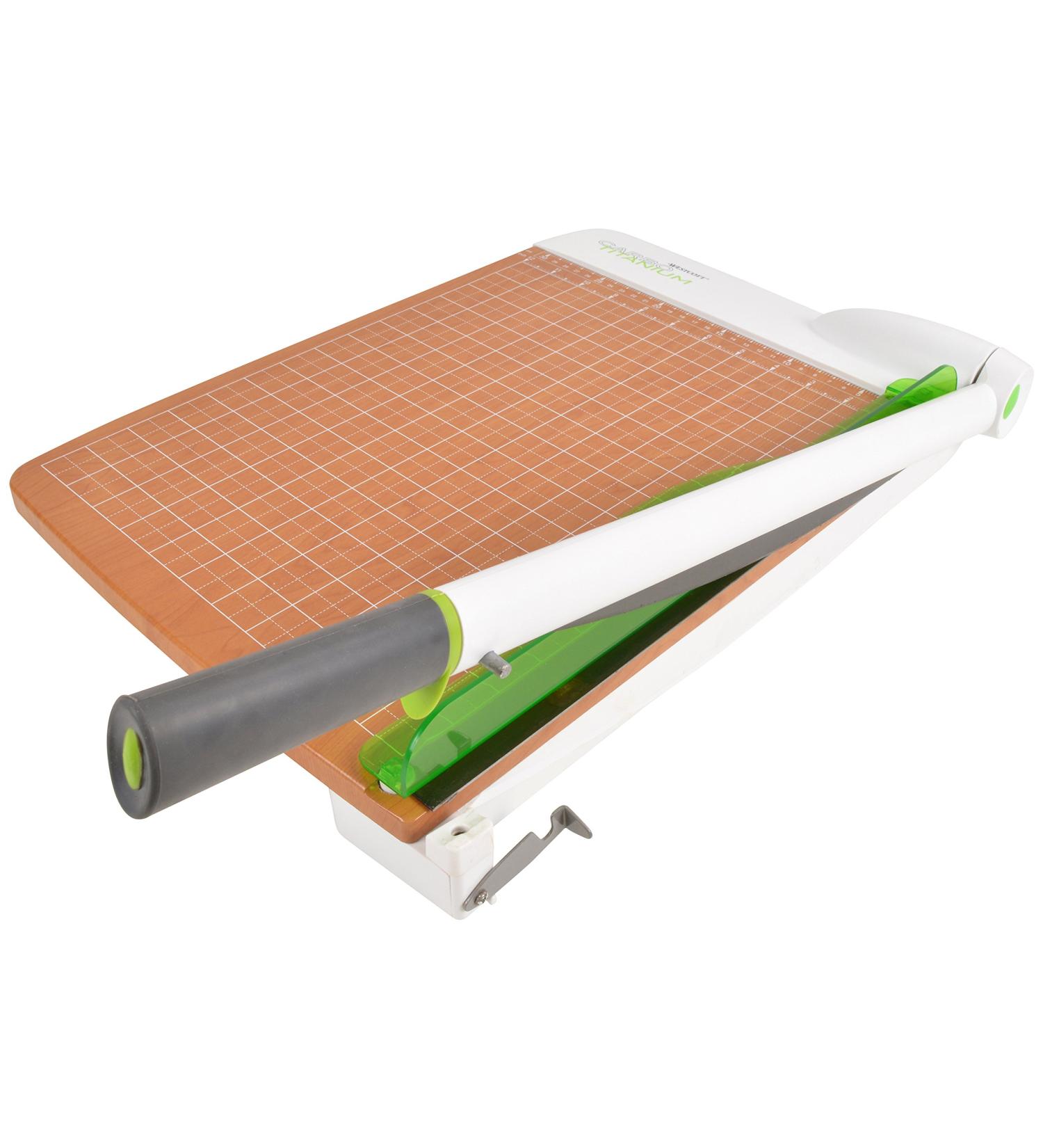 Westcott 16874 15-Inch CarboTitanium Guillotine Paper Cutter - 30 Sheet Capacity - Buy Online on GoSupps.com