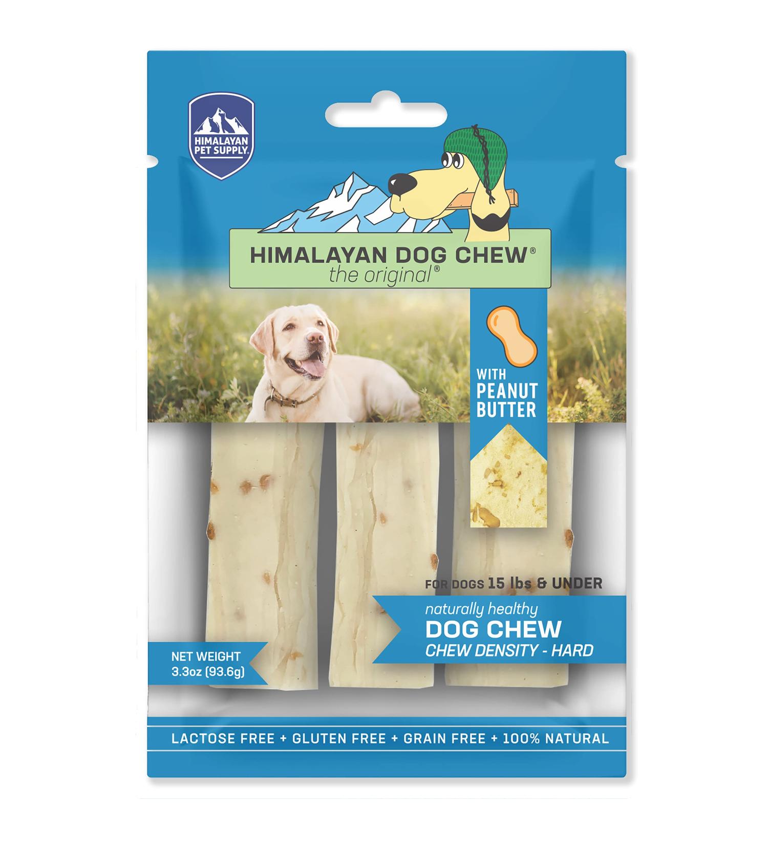 Himalayan Dog Chew - Peanut Butter Flavor for Dogs 15 lbs & Under | 3.3 oz Treat - Buy Online on GoSupps.com