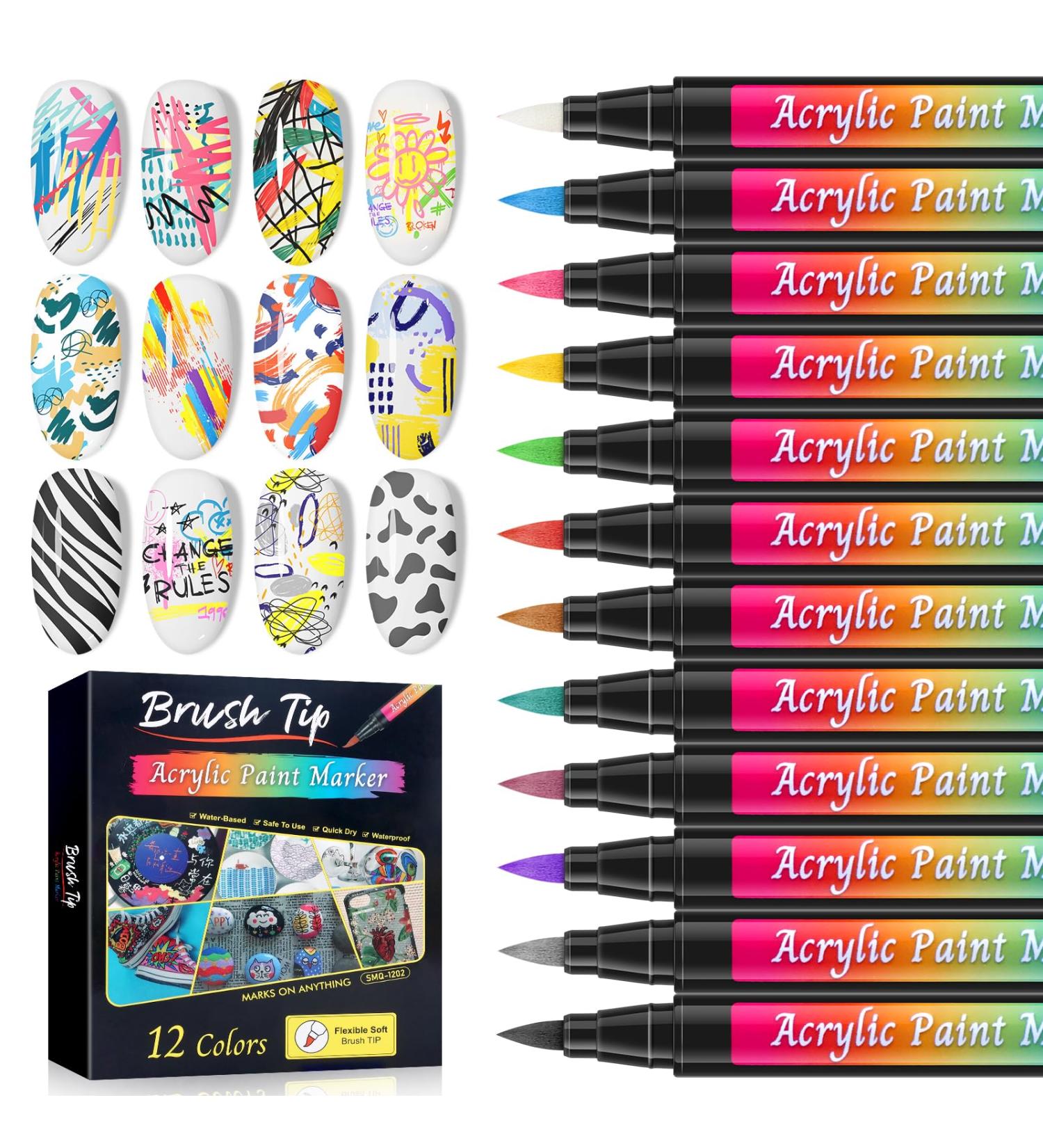 Buy Saviland 12 Colors 3D Nail Art Set - Waterproof Quick-Drying Nail Design Pens for DIY Beauty & Decorate Manicure Tools - International Shipping Available - Buy Online on GoSupps.com