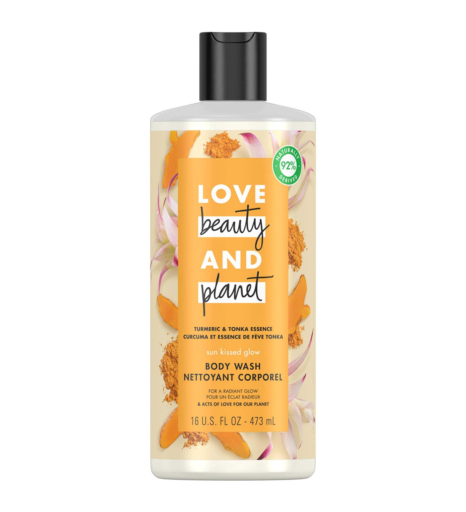 Love Beauty & Planet Body Wash Turmeric & Tonka Essence 16 oz - Buy Online on GoSupps.com