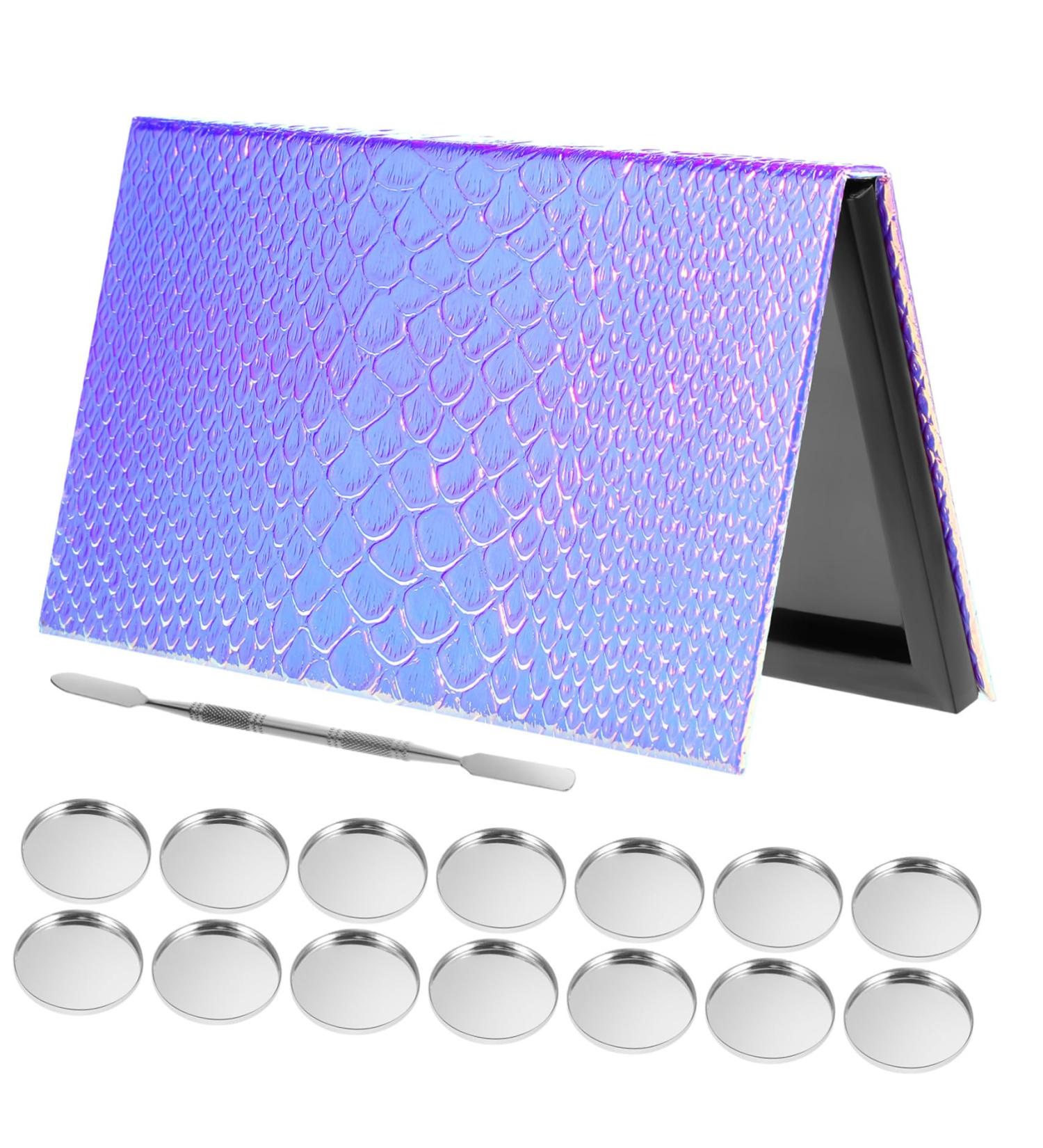 CHILDWEET Palette de Maquillage Vide avec Godets et Racloir Base Magn tique pour Fards Paupi res et Cosm tiques Design cailles de Poisson - Buy Online on GoSupps.com
