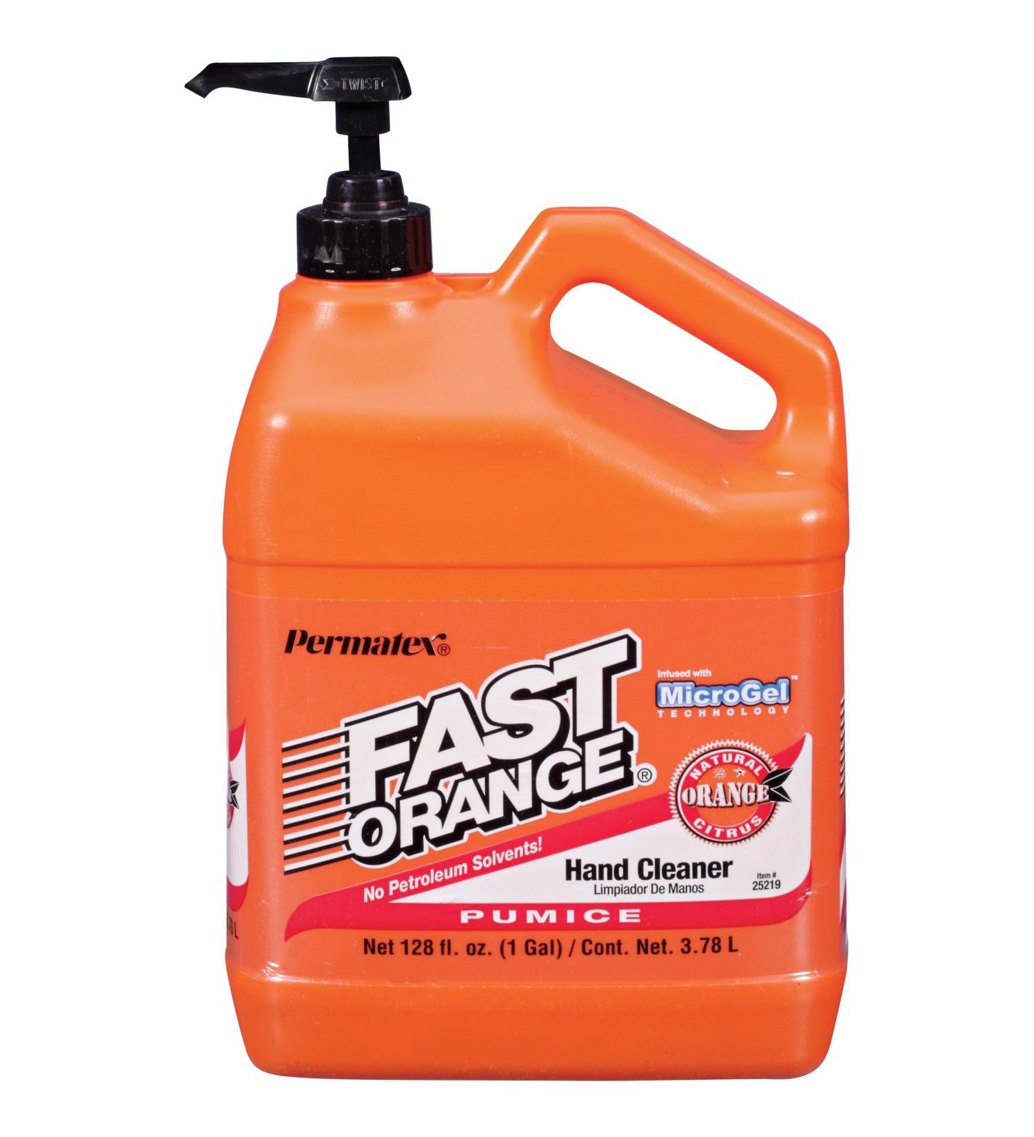 Permatex 25219 Fast Orange Pumice Lotion Hand Cleaner 1 Gallon with Pump - Buy Online on GoSupps.com