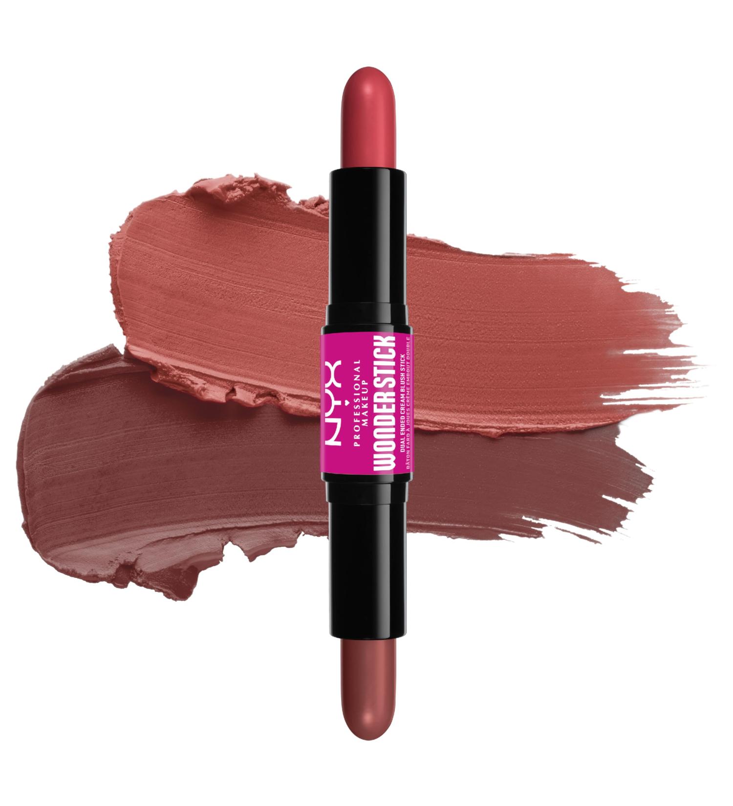 Buy NYX Professional Makeup Wonder Stick - Coral 'N' Deep Peach | Hydrating Vegan Formula with Hyaluronic Acid | International Shipping Available - Buy Online on GoSupps.com