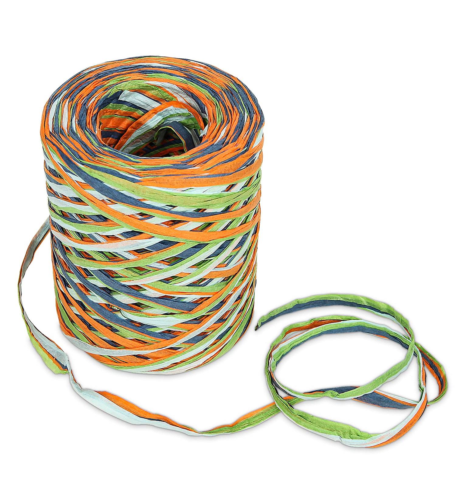 394 Feet Natural Raffia Paper Ribbon Twine for Gifts, Wrapping, DIY Crafts - Buy Online on GoSupps.com