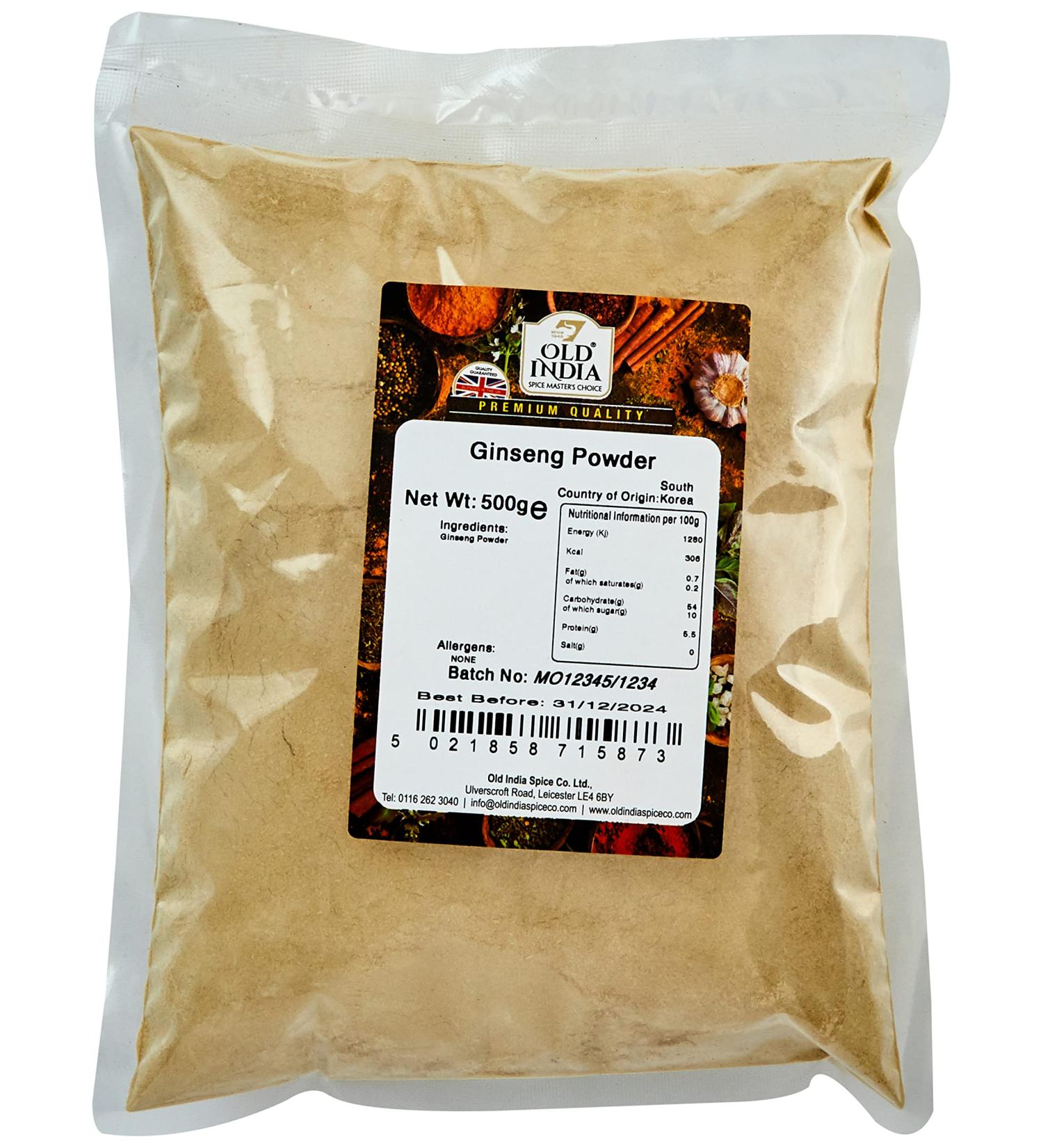 Old India Ginseng Powder 500 g - Buy Online on GoSupps.com