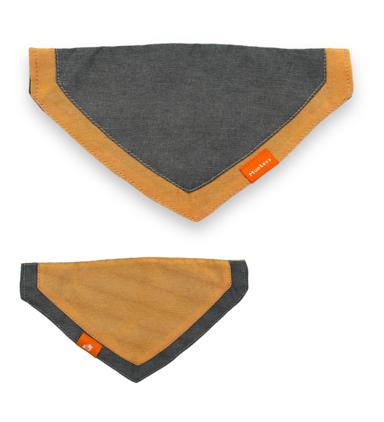 MUDLESS Dog Bandana Pet Scarf - Medium AquaBlaze Neckerchief for Comfort and Breathability - Buy Online on GoSupps.com