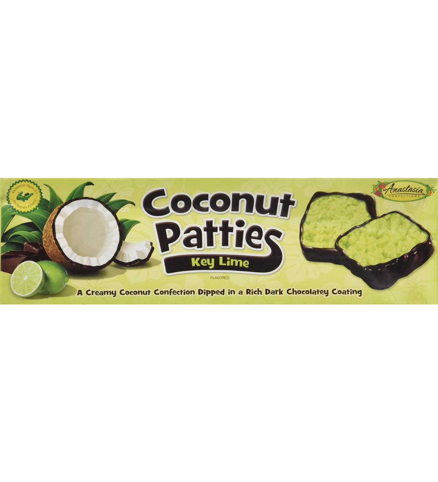 Key Lime Flavor Coconut Patties 12 OZ - Delicious Tropical Treat - Buy Online on GoSupps.com