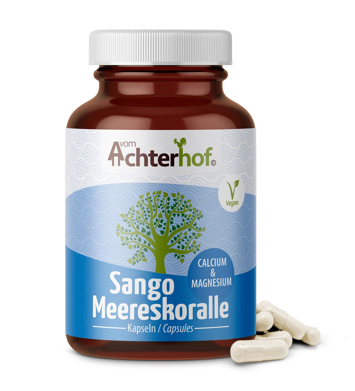 Buy Sango Sea Corals - High Dose 180 Pieces | 1100mg Natural Calcium & Magnesium | 2:1 Prevention | Made in Germany - Buy Online on GoSupps.com