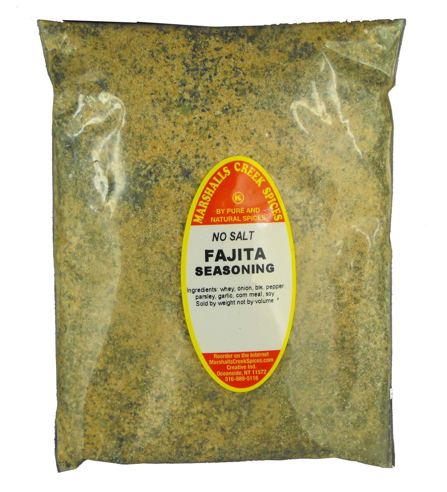 Marshalls Creek Spices Refill Pouch No Salt Fajita Seasoning XL 22 Ounce - Buy Online on GoSupps.com