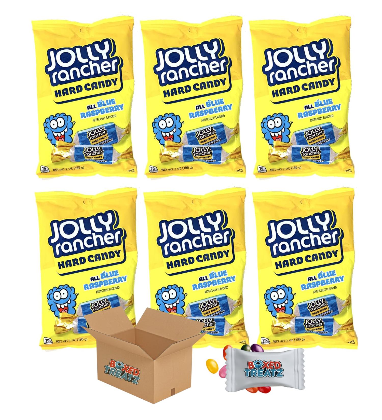 American Hard Candy Blue Raspberry Hard Candy Sweets Bag (198g) American Candy Boxed Treatz (6) - Buy Online on GoSupps.com