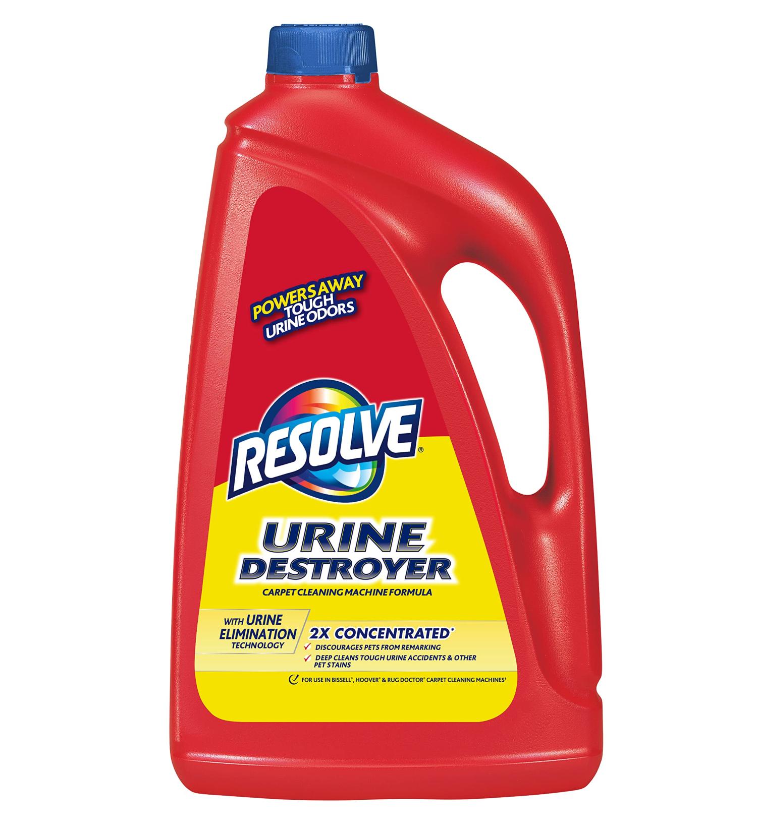 Resolve Carpet Concentrate for Steam Urine Destroyer - 60 Fl Oz - Powerful Stain & Odor Eliminator - Buy Online on GoSupps.com