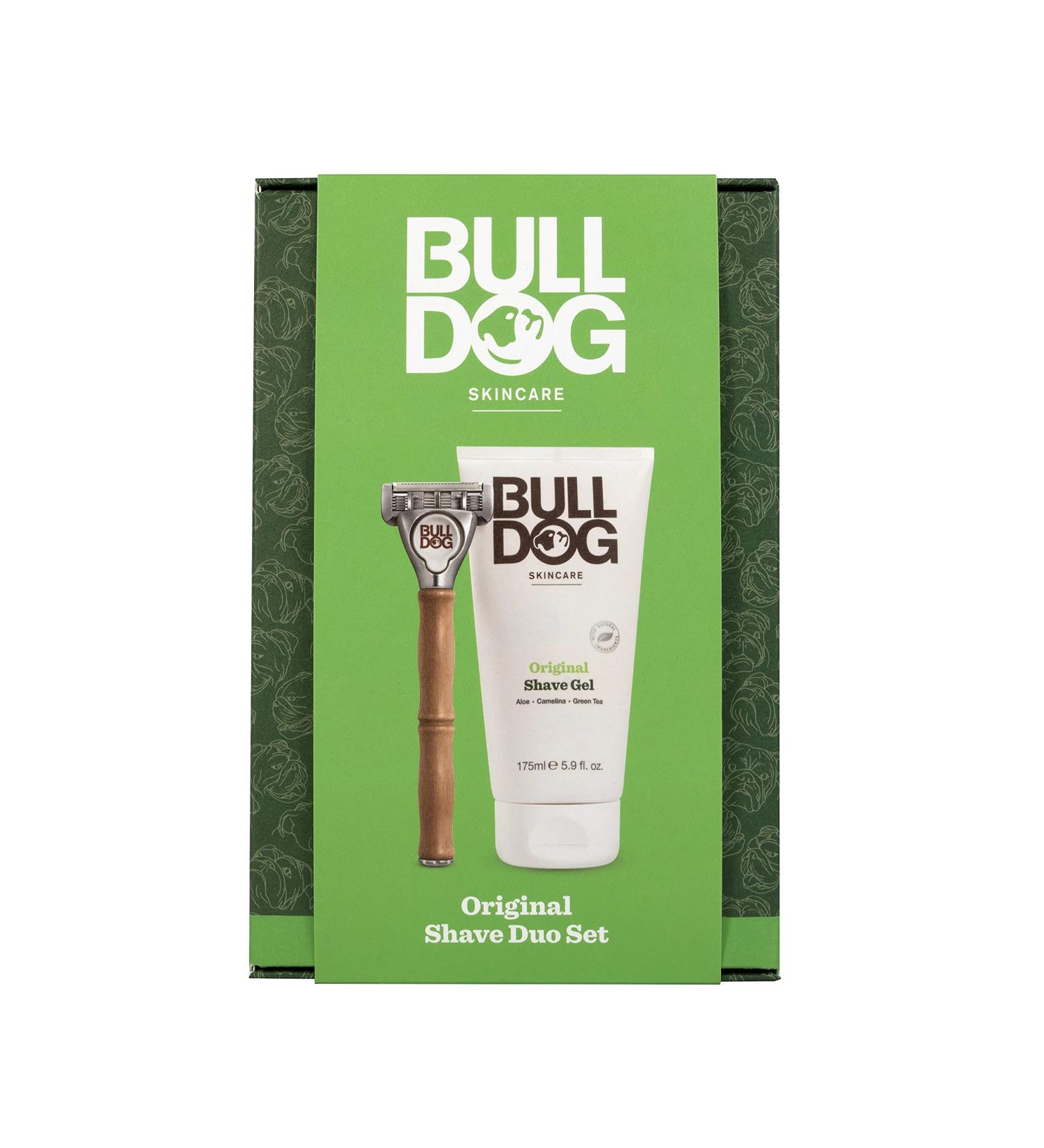BULLDOG Skincare Shave Duo Set - Green Bulldog Shave Kit - Buy Online on GoSupps.com