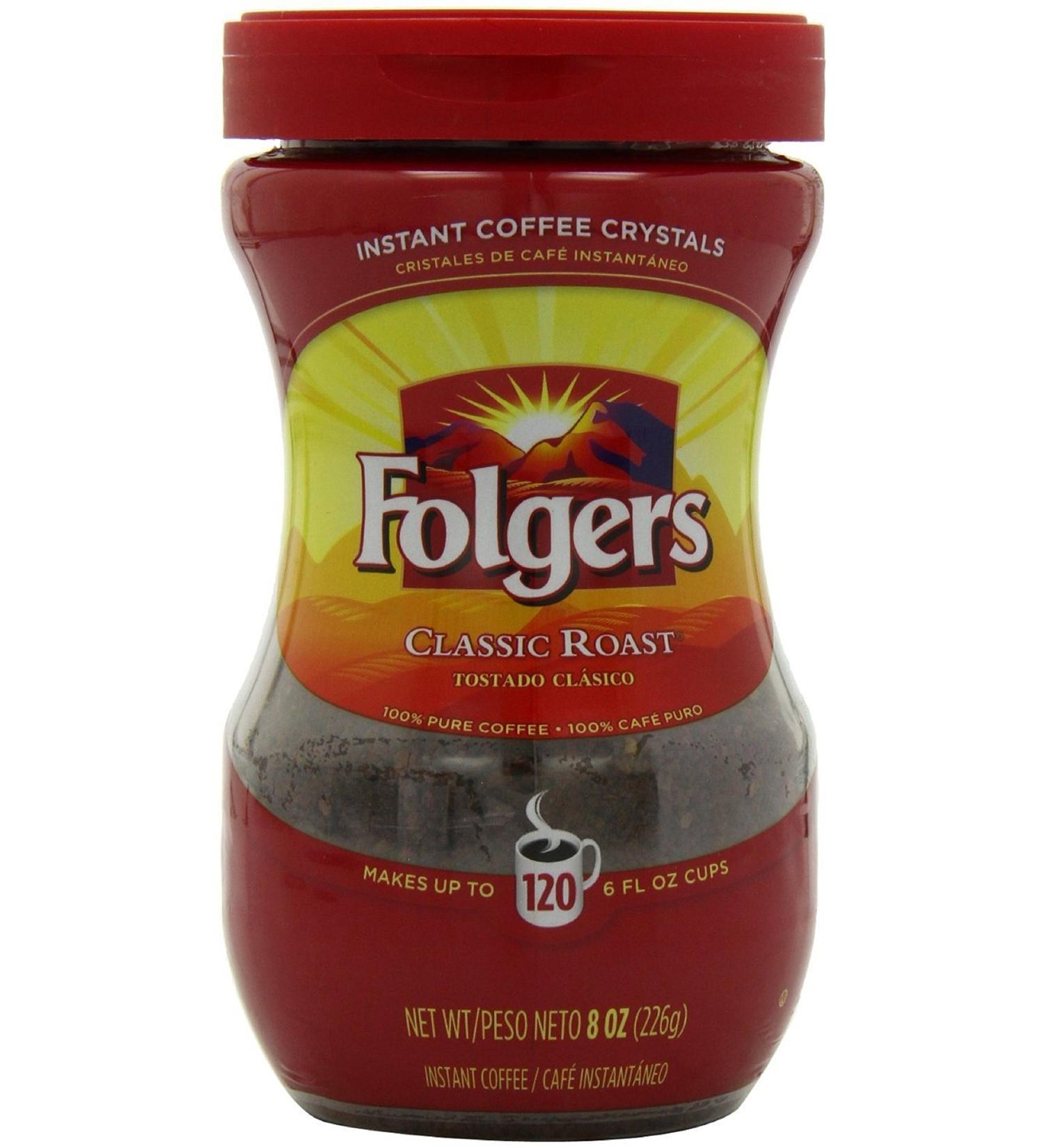 GARDEN / OUTDOOR Folgers Classic Roast Instant Coffee 8 Ounce 3 Pack