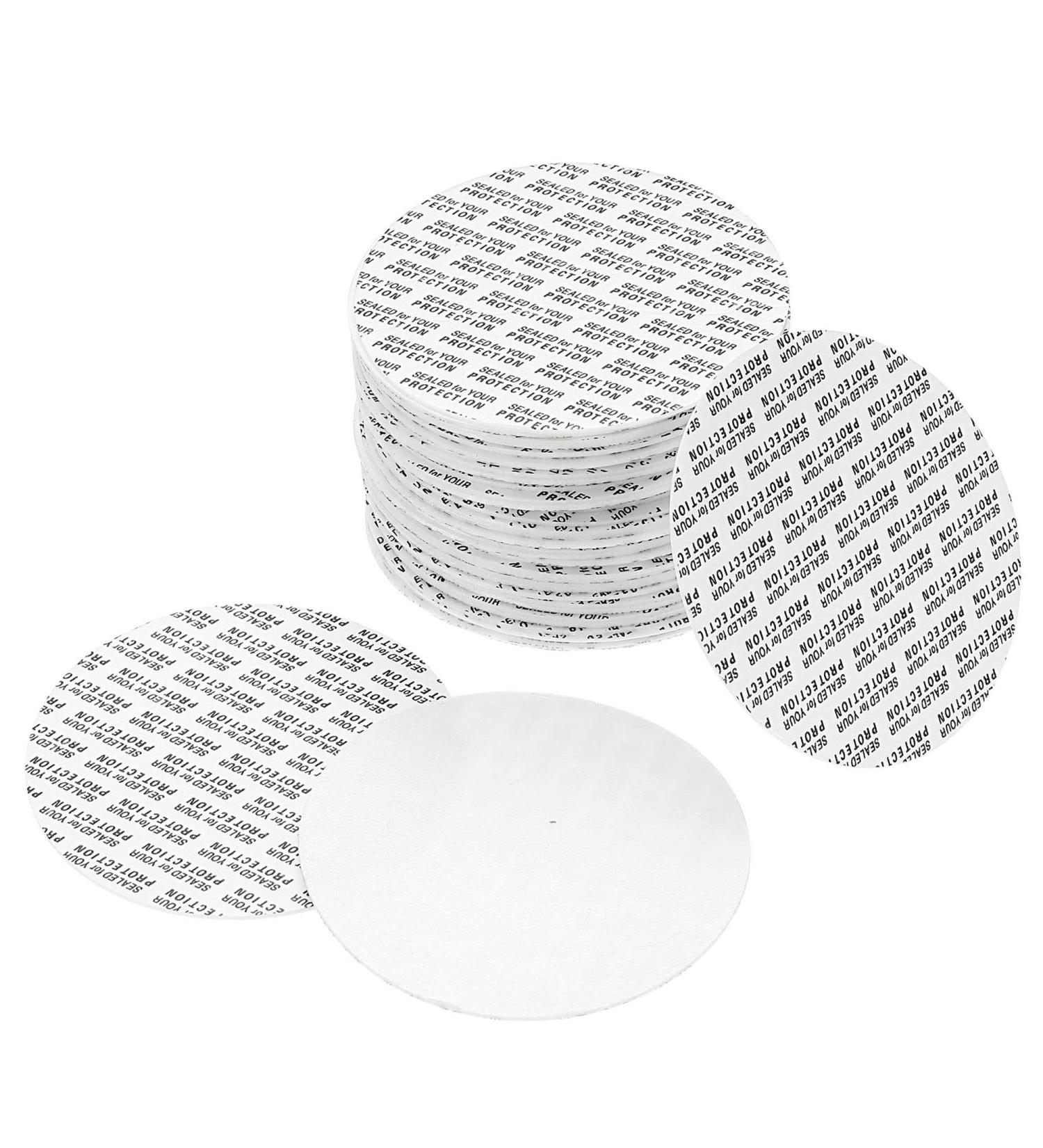 PATIKIL 81.5mm/3.21" Foam Lid Liner 50 Pack PS Foam Resistant Tamper Pressure Sensitive Seal for Bottle Cap Liners Seals - Buy Online on GoSupps.com