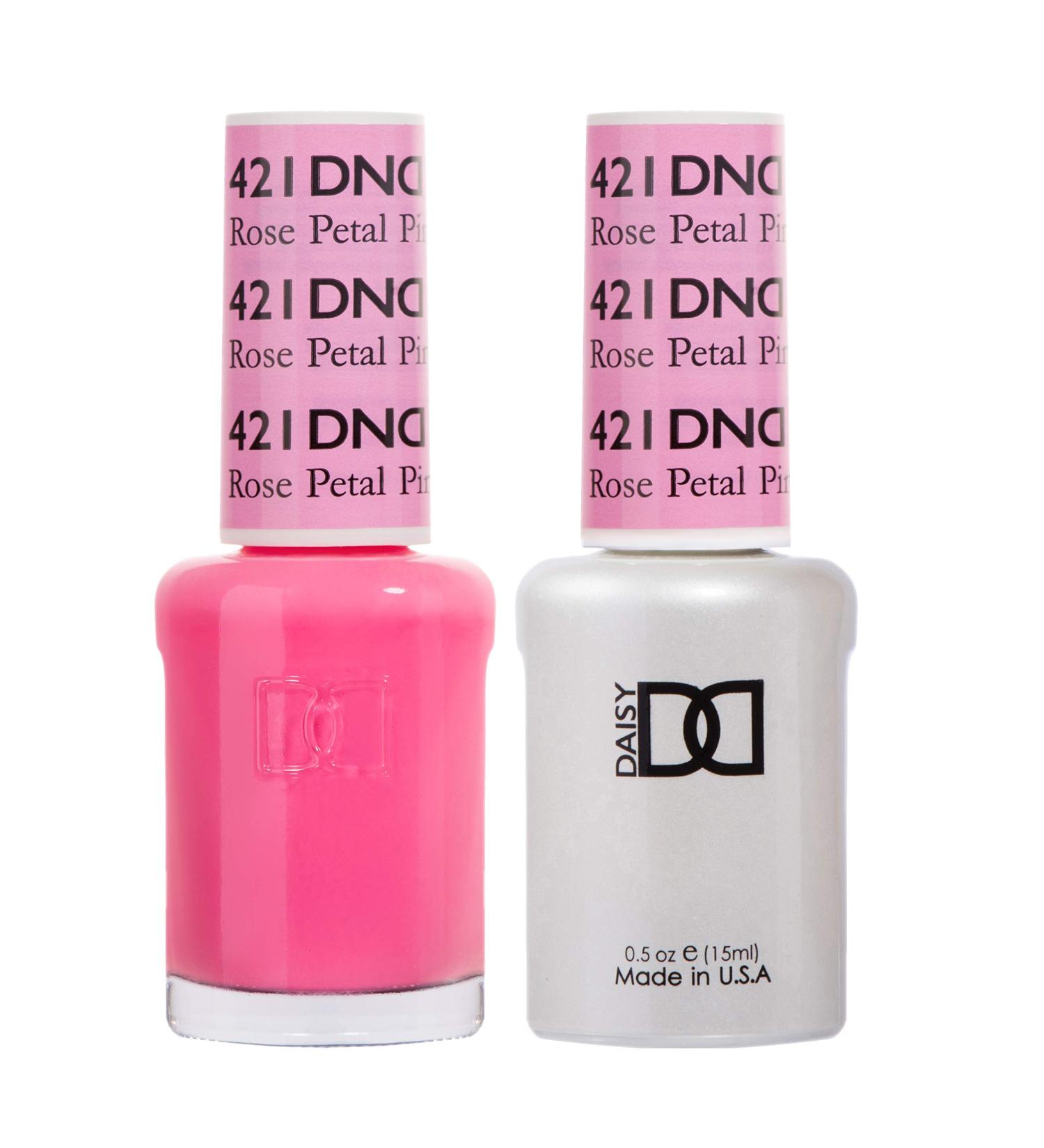 DND *Duo Gel* (Gel & Matching Polish) Spring Set 421 Rose Petal Pink