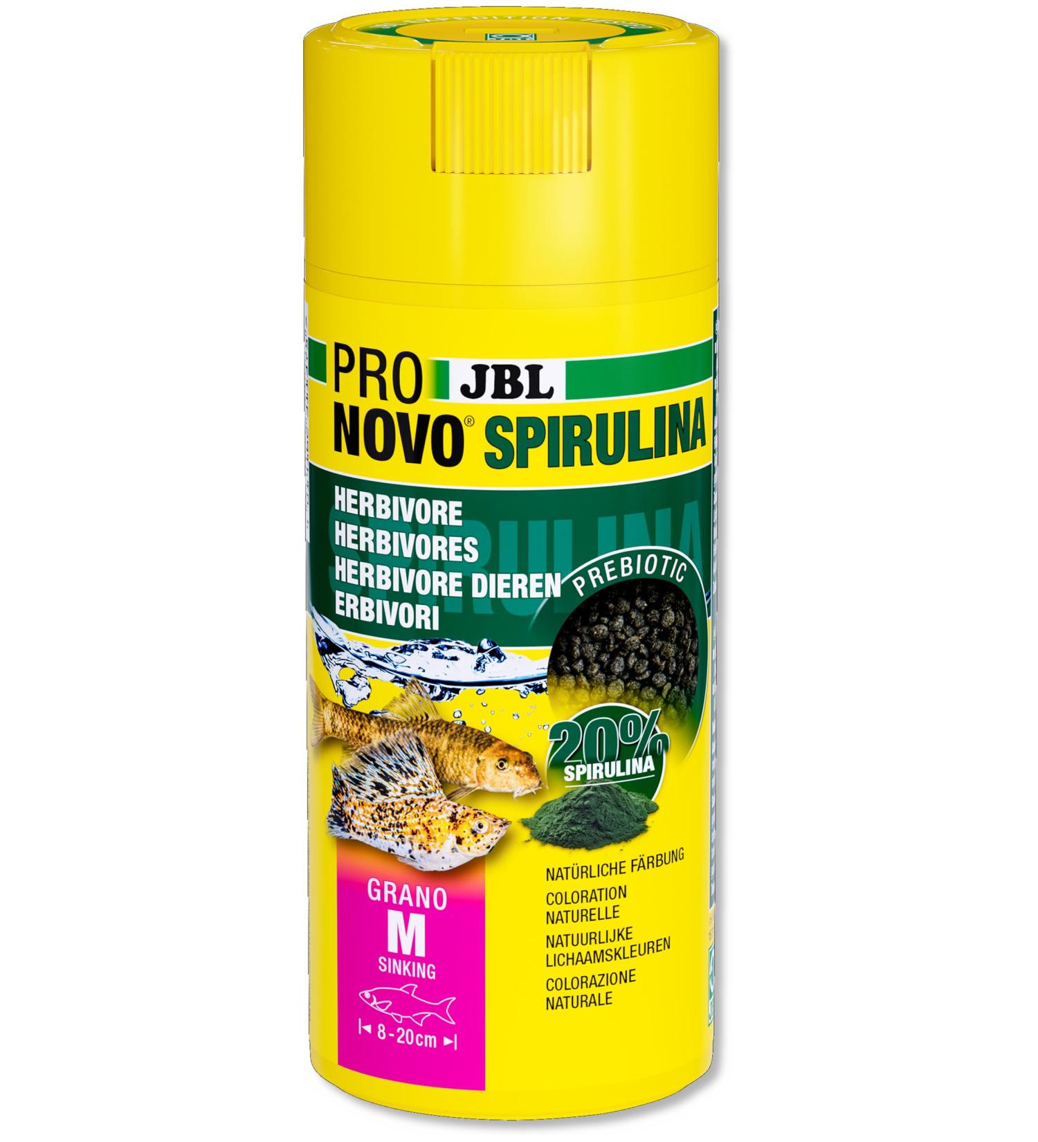 JBL PRONOVO SPIRULINA GRANO M 250ml CLICK
