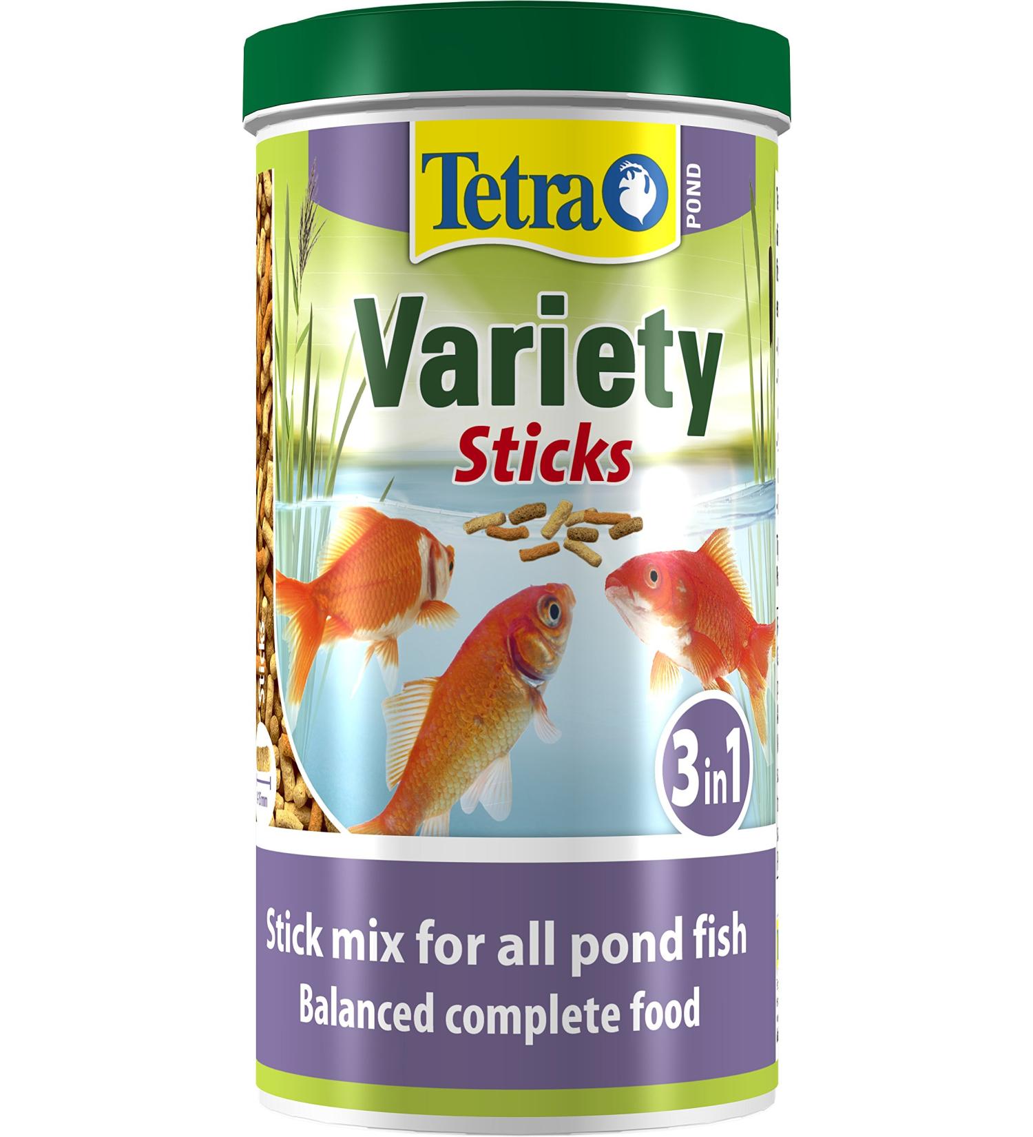Tetrapond Variety Sticks 1L - Nutritional Fish Food for Healthy Ponds | 150g Pack - International Shipping Available - Buy Online on GoSupps.com