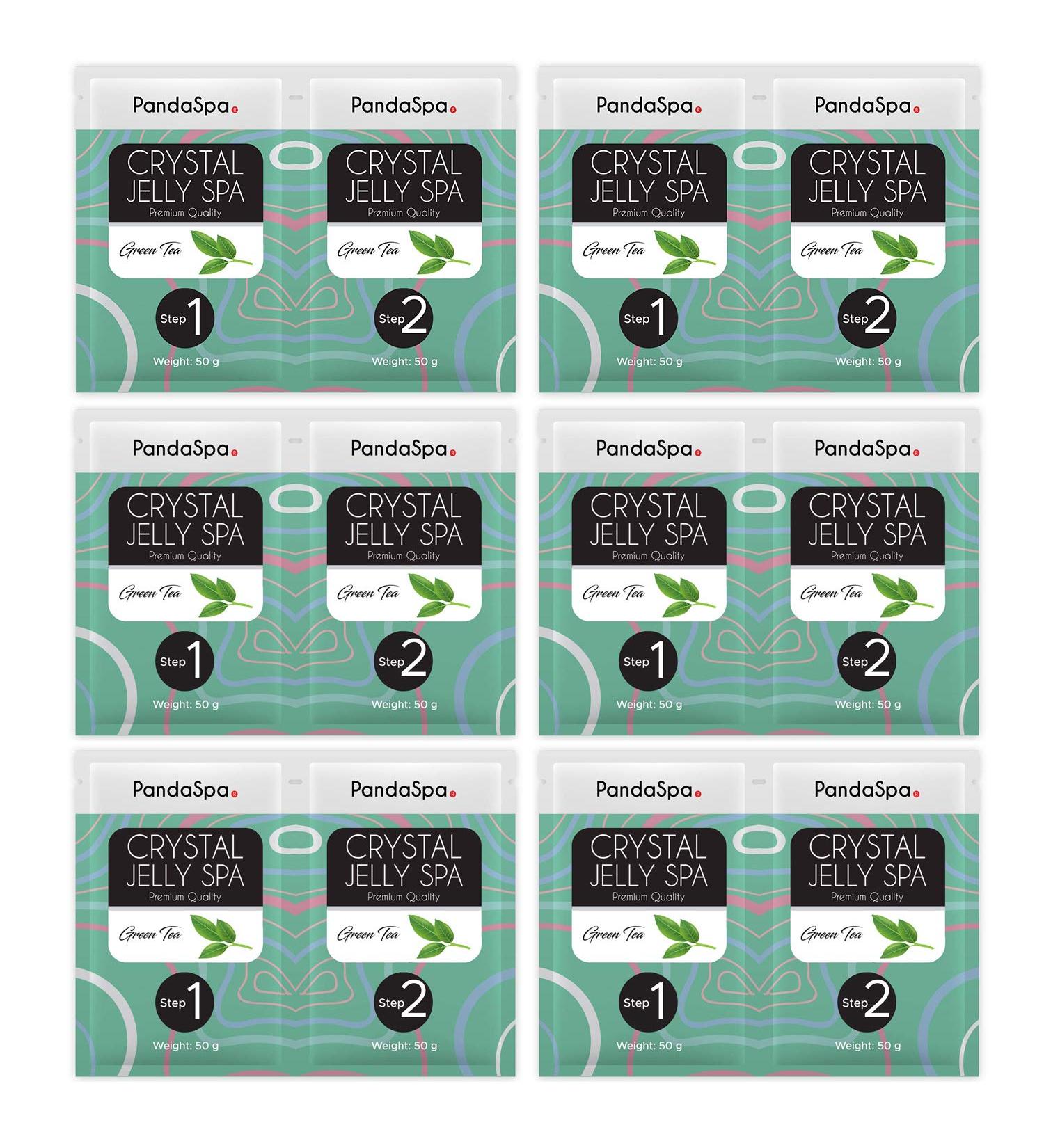 Pandaspa Crystal Jelly Pedicure Spa Foot Soak - Green Tea (6 Sets) - Buy Online on GoSupps.com