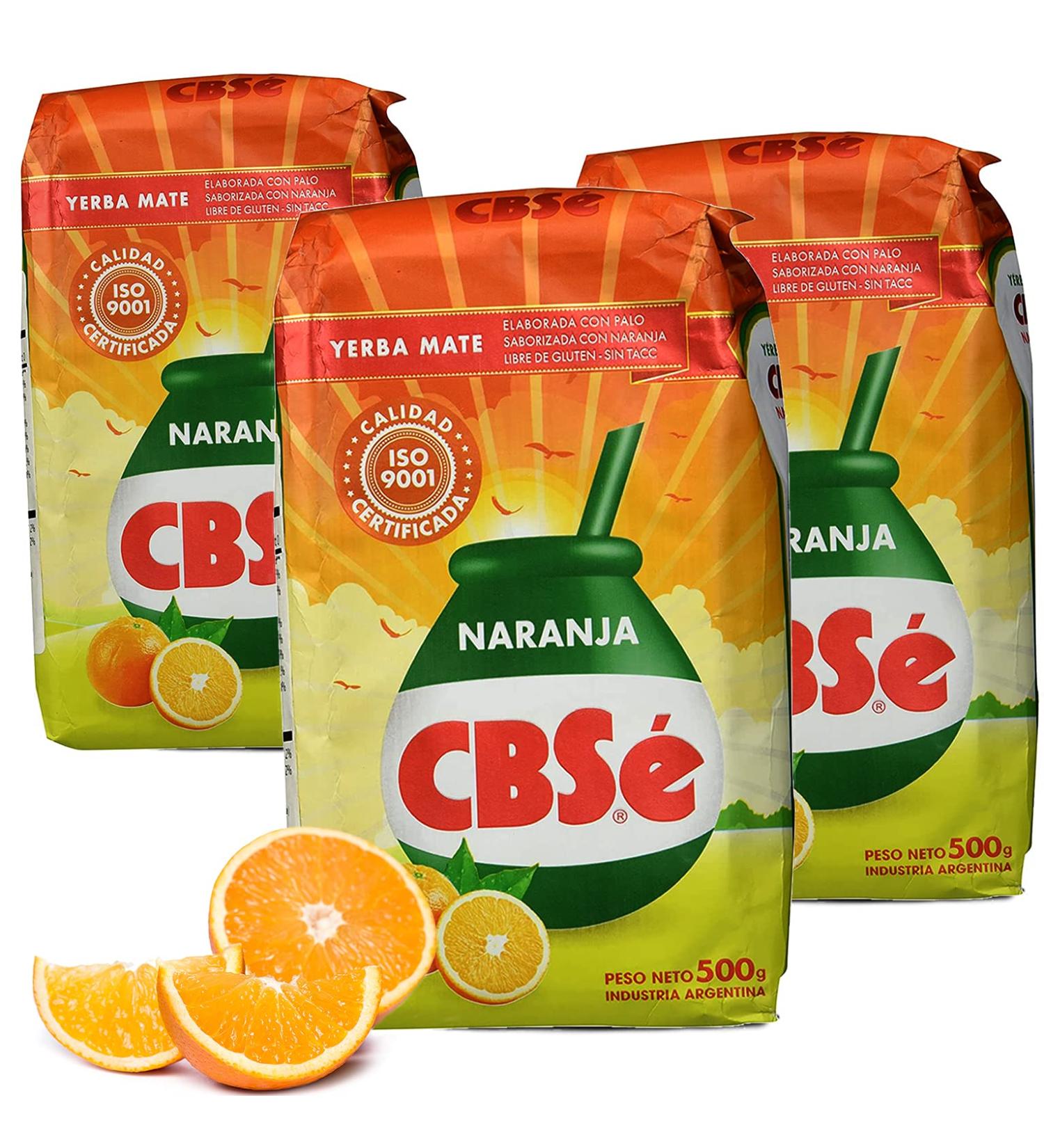  Yerbee Yerba Mate Naranja CBS Tea 1.5kg (0.5kg x 3) from Argentina - Detox & Energy Drinks - Buy Online on GoSupps.com