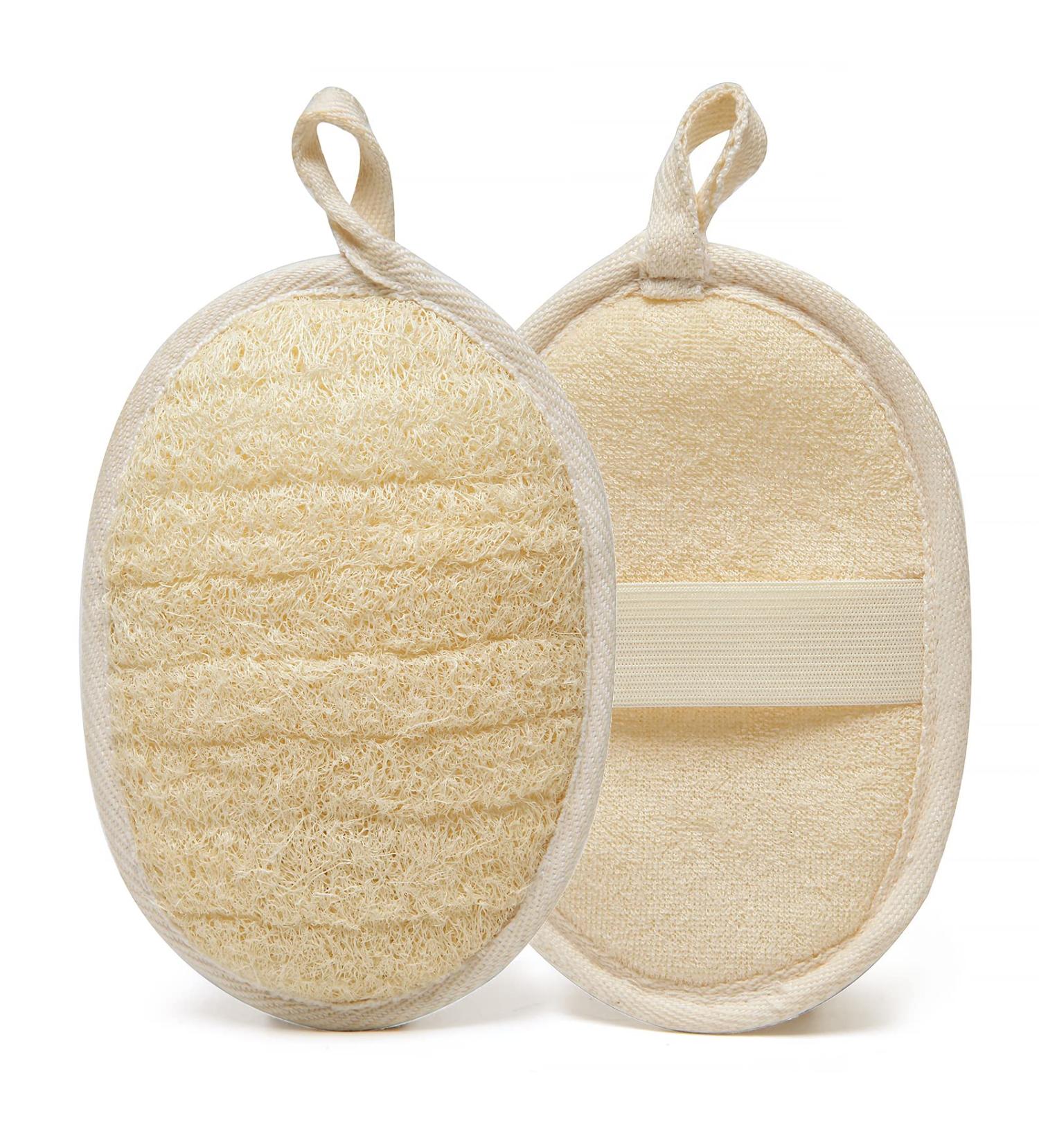 Natural Luffa Swam Peeling Body Cloths - Eco-Friendly Loofah Pads for Women & Men (2 Pack) - Ideal for Dishwashing & Exfoliating - Buy Online on GoSupps.com