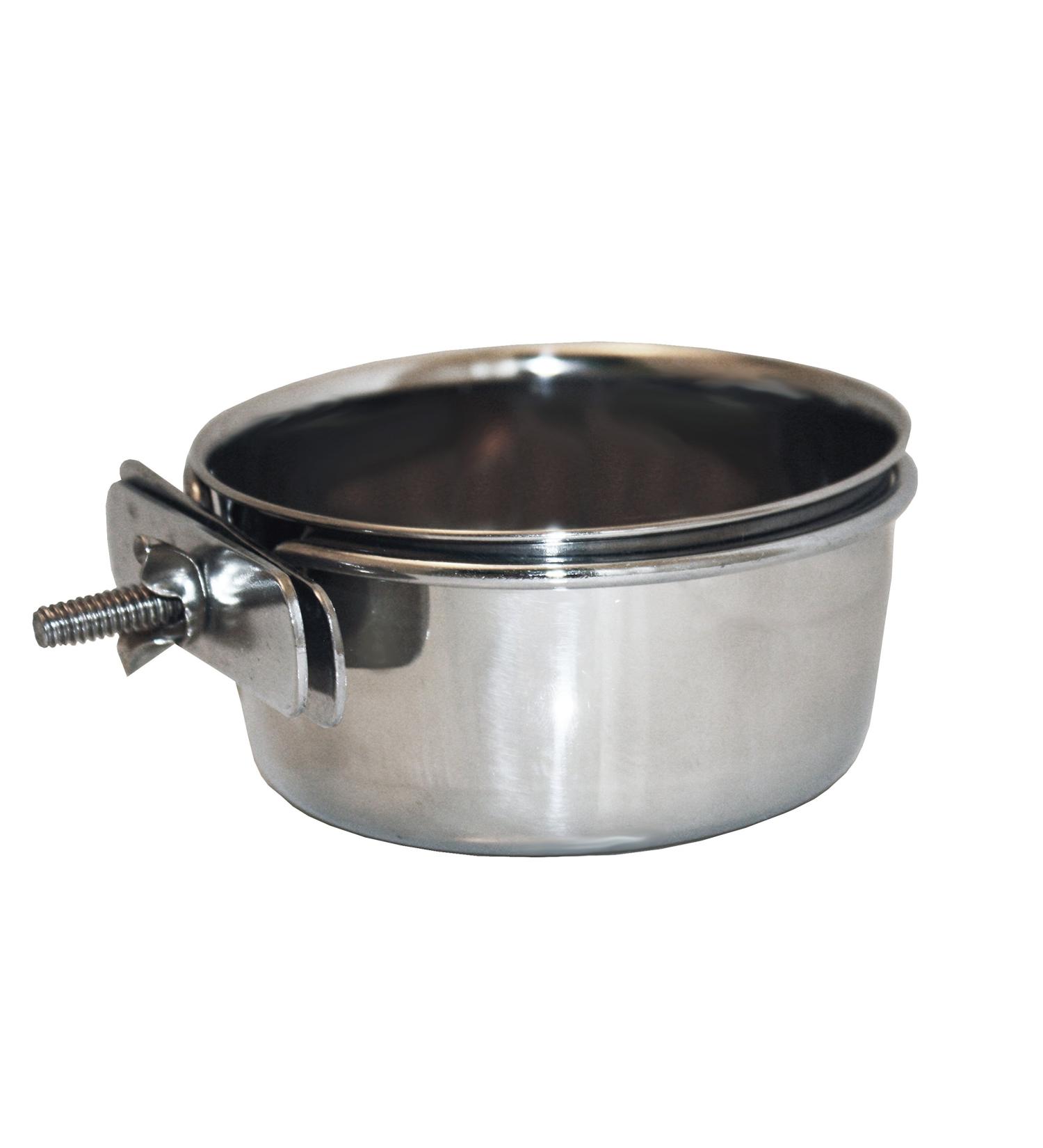 Pet Platter Bolt On Pet Bowl 600 ml Silver 600 ml (Pack of 1)