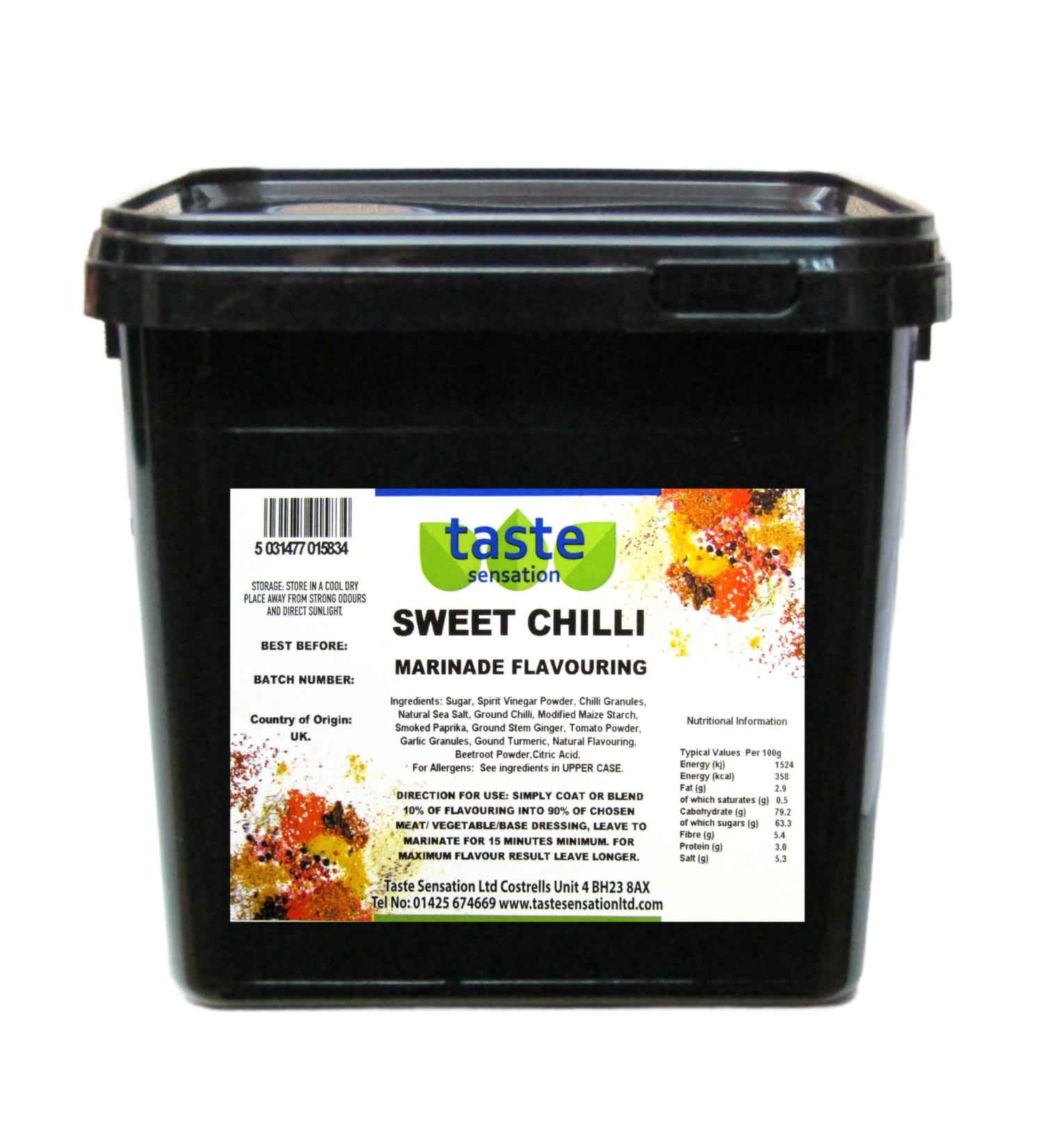 Sweet Chilli Marinade Flavouring - 2.5kg Catering Tub - Buy Online on GoSupps.com
