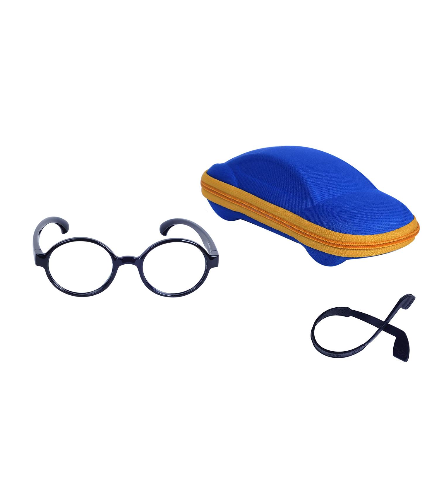 Shop Stylish Children's Blue Light Filter Glasses - UV Block TR90 Round Frame Anti-Slide Band & Case for Young Girls - Buy Online on GoSupps.com