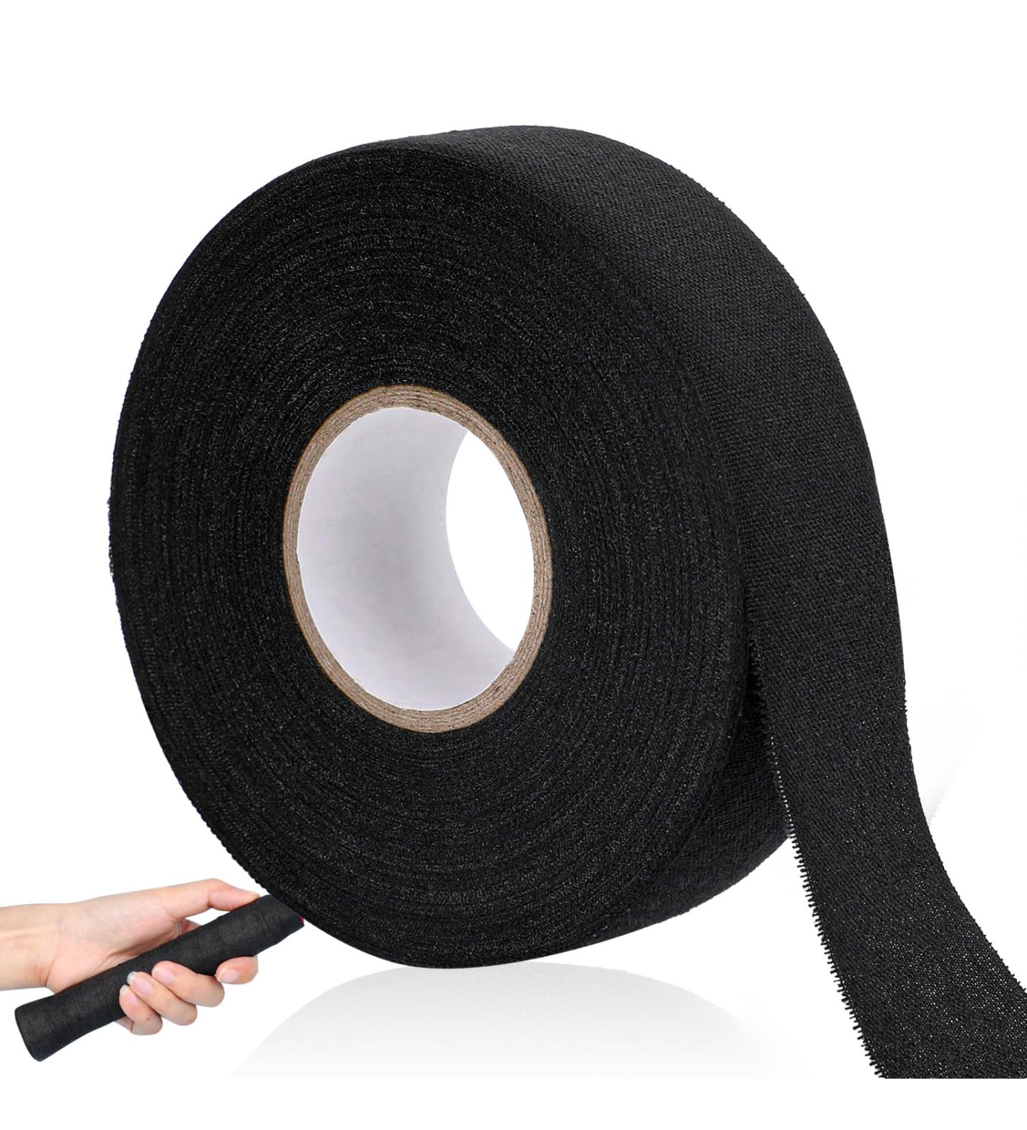 Kalione Non-Slip Hockey Racket Tape - 25m x 25mm Self-Adhesive Handle Band for Badminton Golf and Tennis - Durable Wear-Resistant Black - Buy Online on GoSupps.com