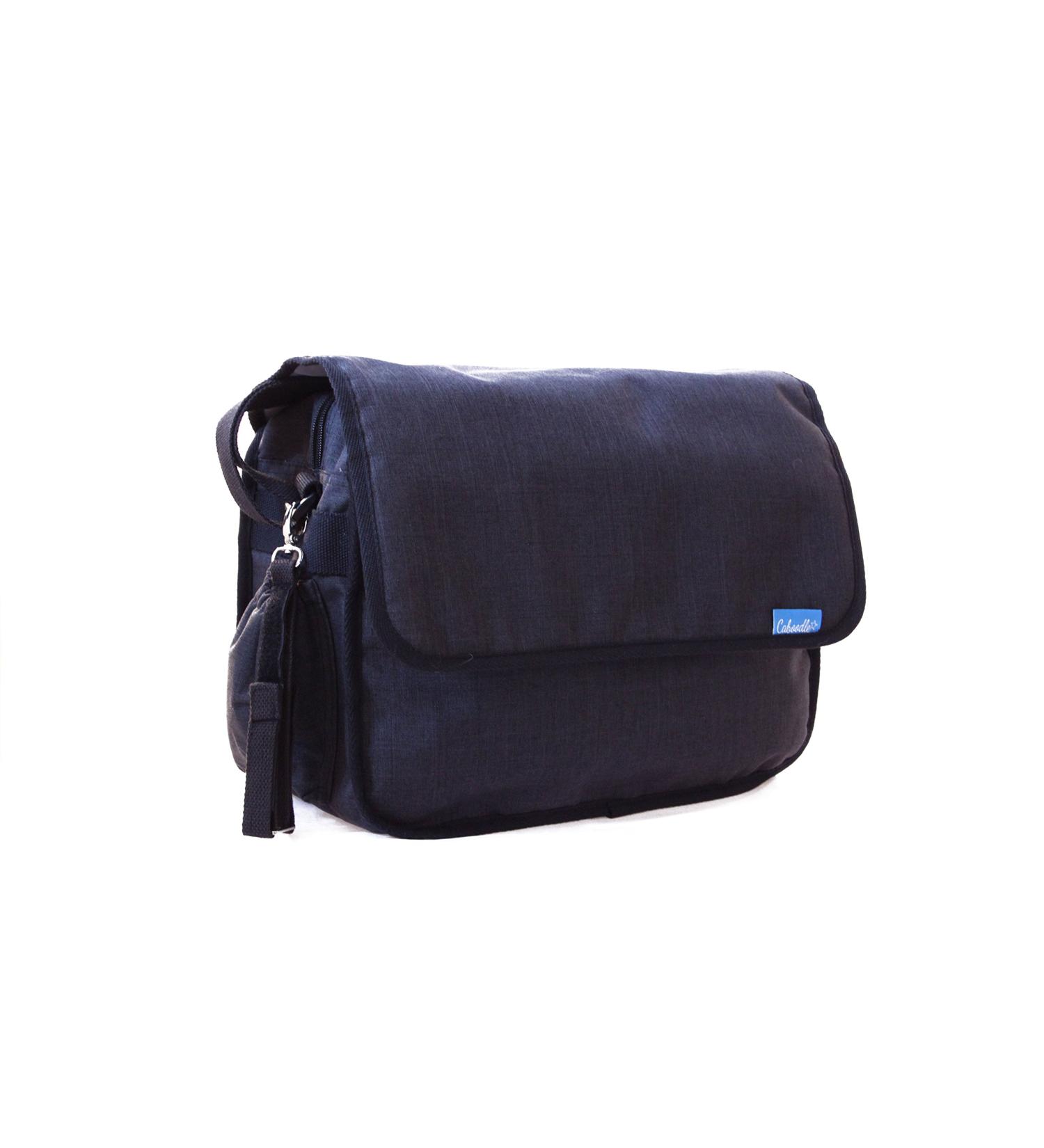 Caboodle 22476 Classic Baby Changing Bag with Changing Mat - Water Resistant, Insulated Bottle Holder, Black - Buy Online on GoSupps.com