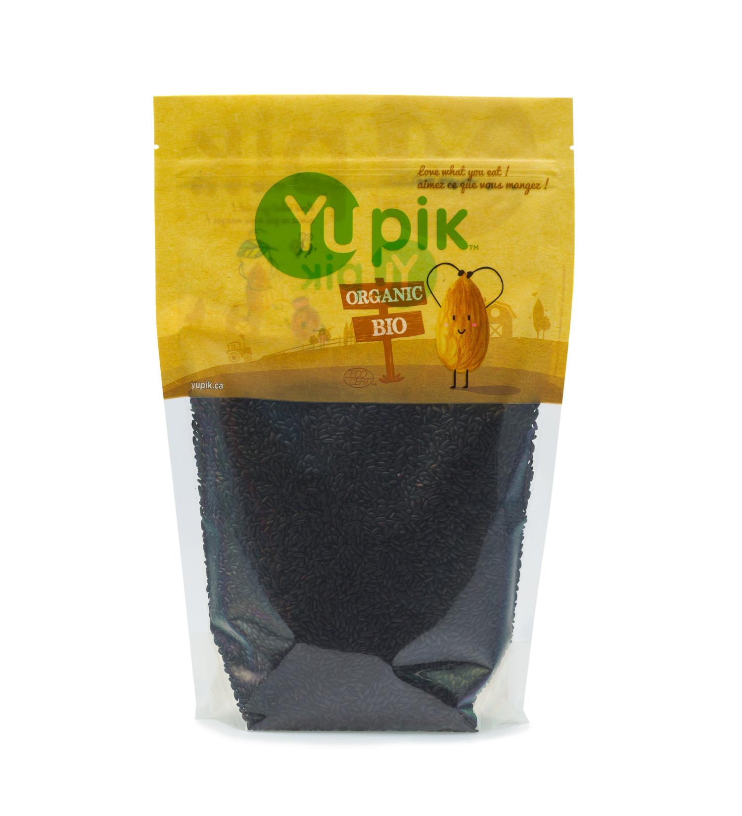 Yupik Organic Ancient Black Rice 1 kg 6 Count Gluten-Free Non-GMO Vegan Kosher Short Grains Salt-Free Source of Fiber Easy Preparation Ideal for Recipes Side Dishes Salads & More 6 kg - Buy Online on GoSupps.com