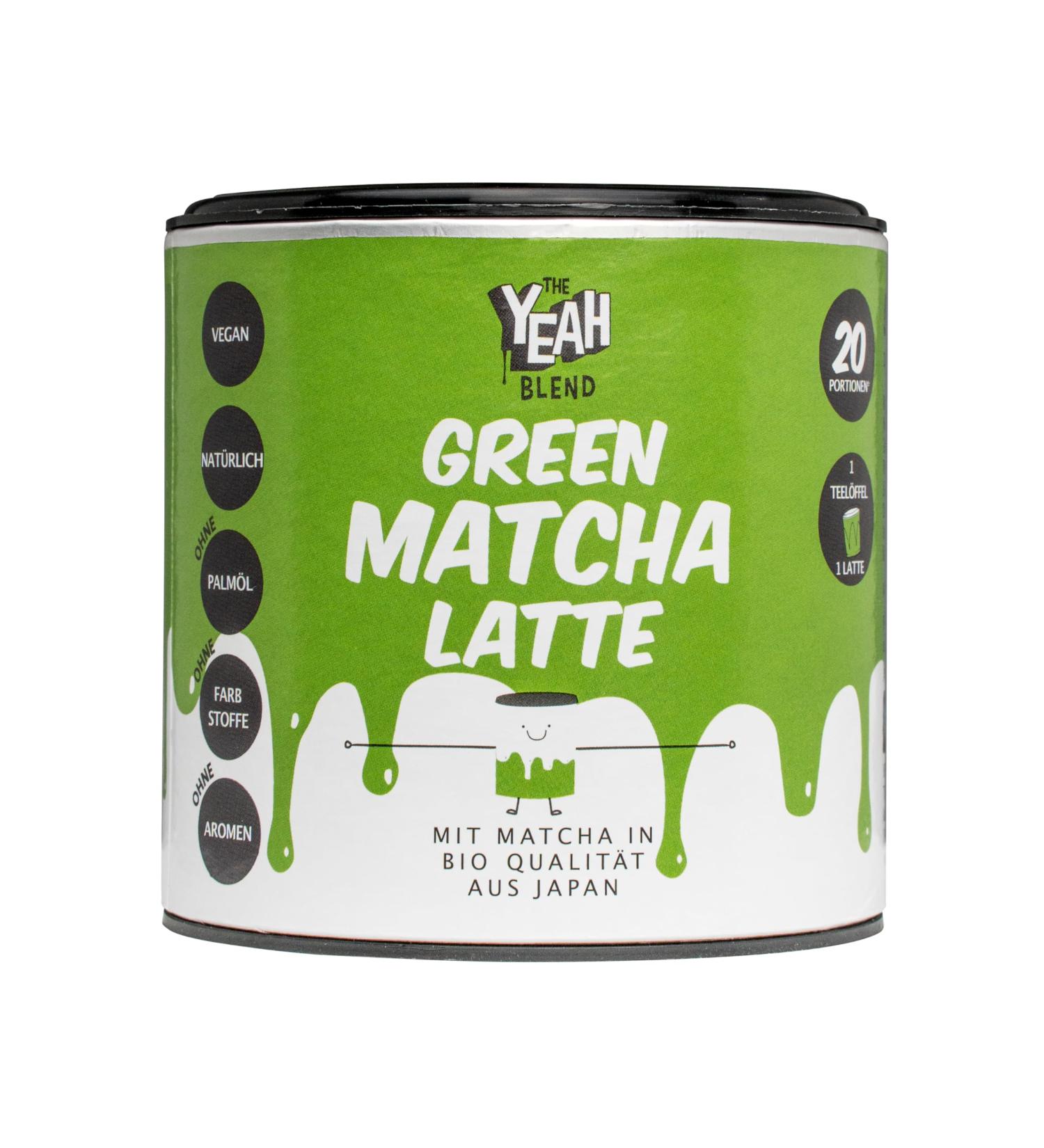 Premium Green Matcha Latte - Organic Vegan & International Shipping - Buy Online on GoSupps.com