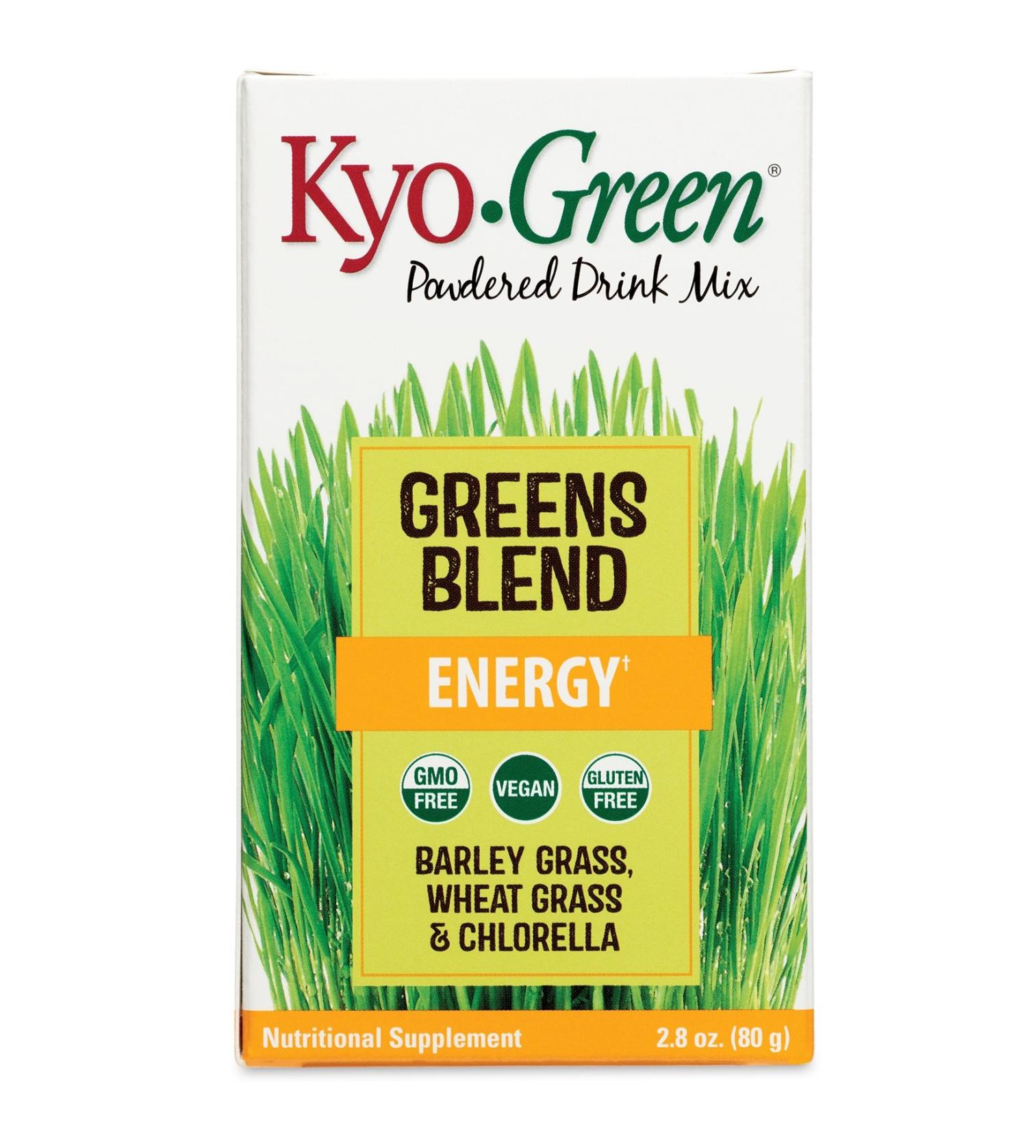 Kyo-Green Greens Blend Energy Powered Drink Mix  2.8 oz 2.8 Ounce (Pack of 1) Drink Mix - Buy Online on GoSupps.com