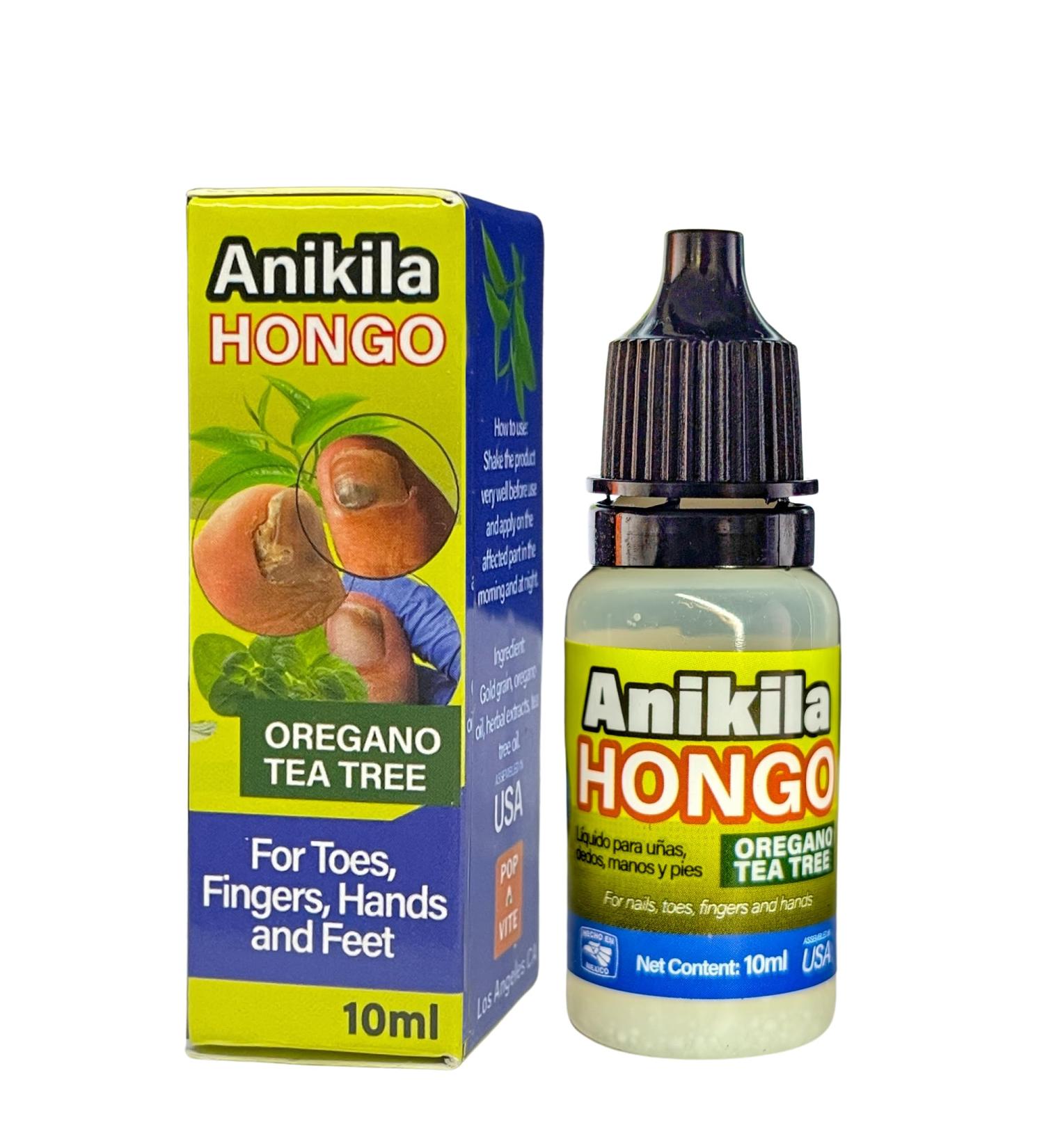 Anikila Hongo Herbal Extract Oregano Tea Tree Drop for Nail & Skin Support